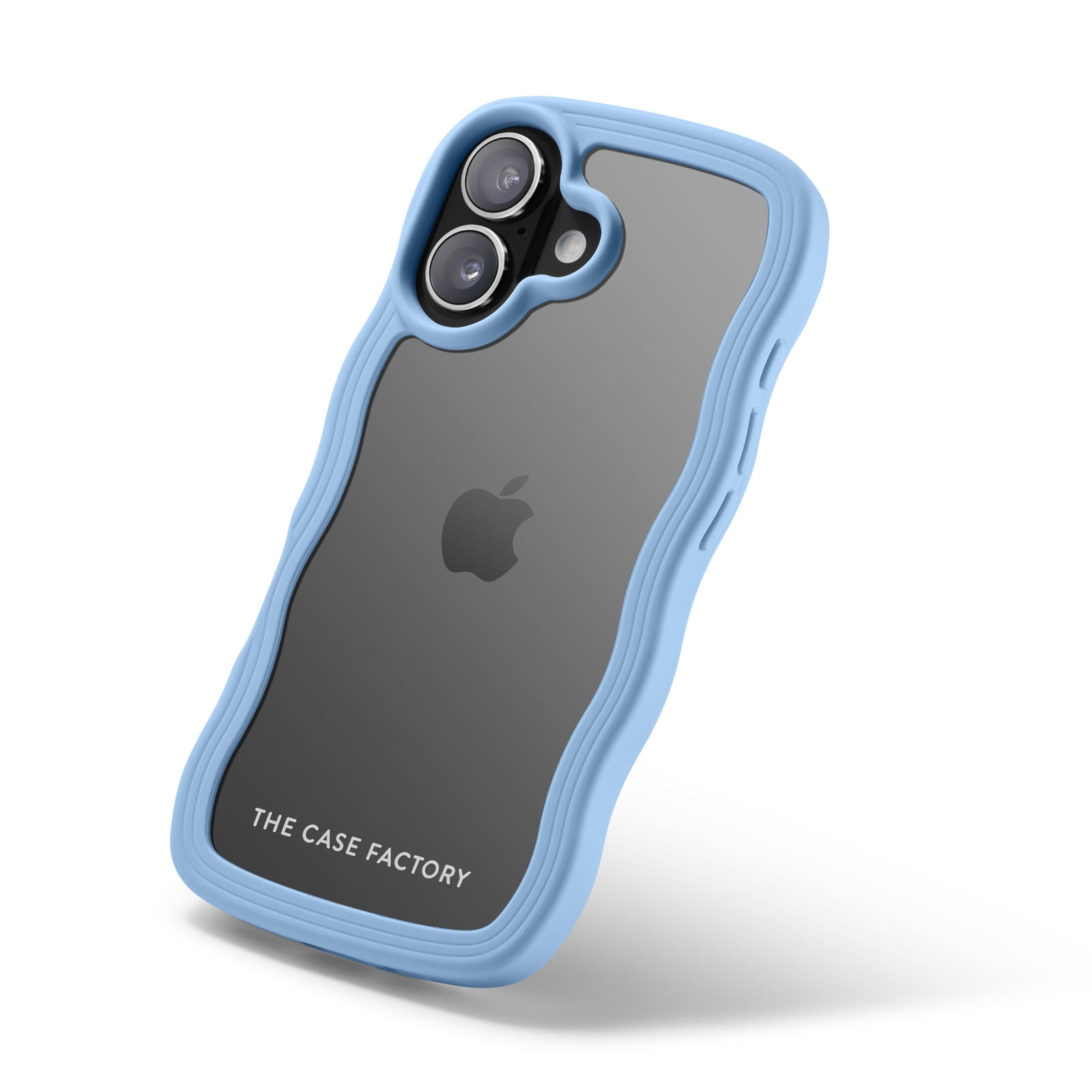 The Wave Case iPhone 16, Bleu