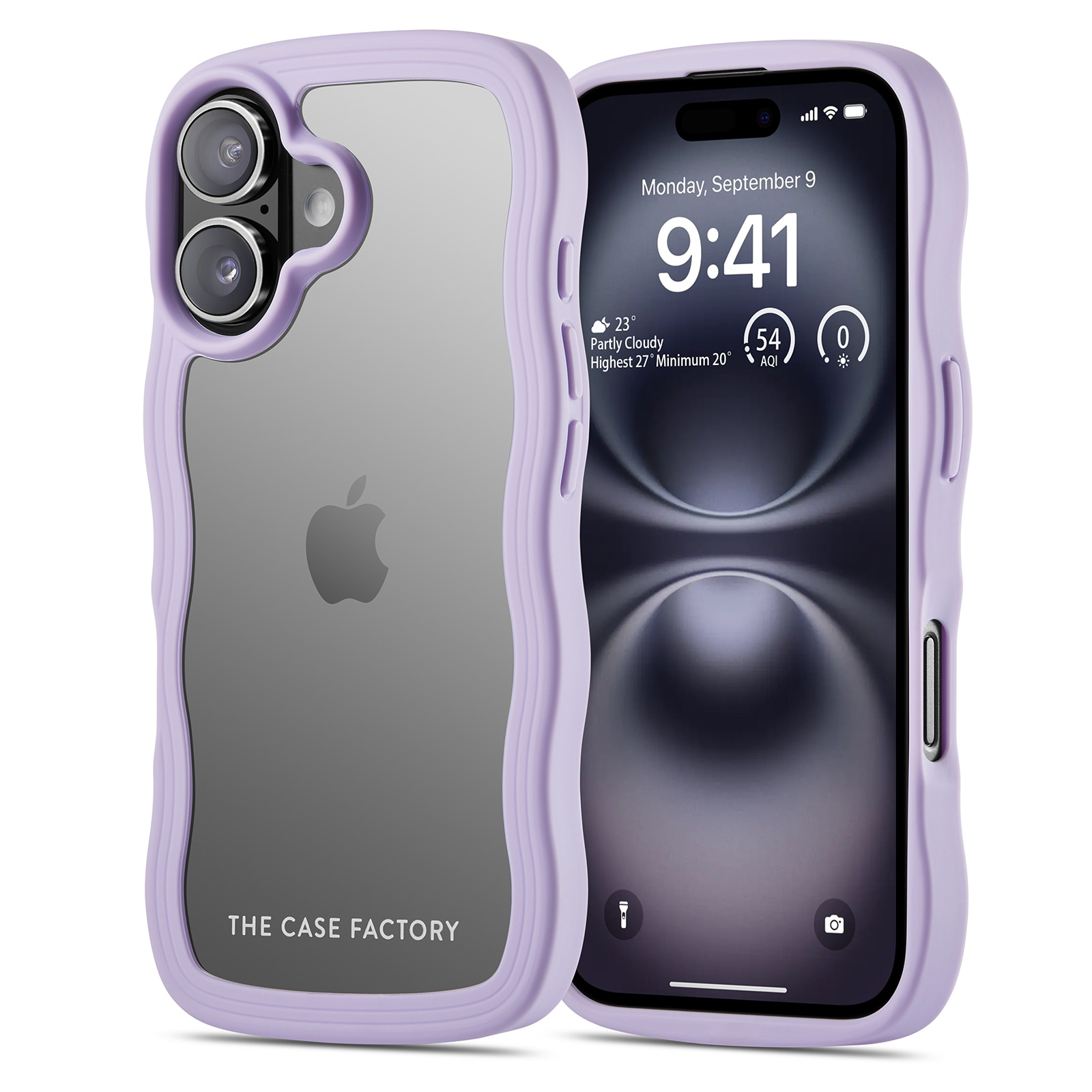The Wave Case iPhone 16, Violet