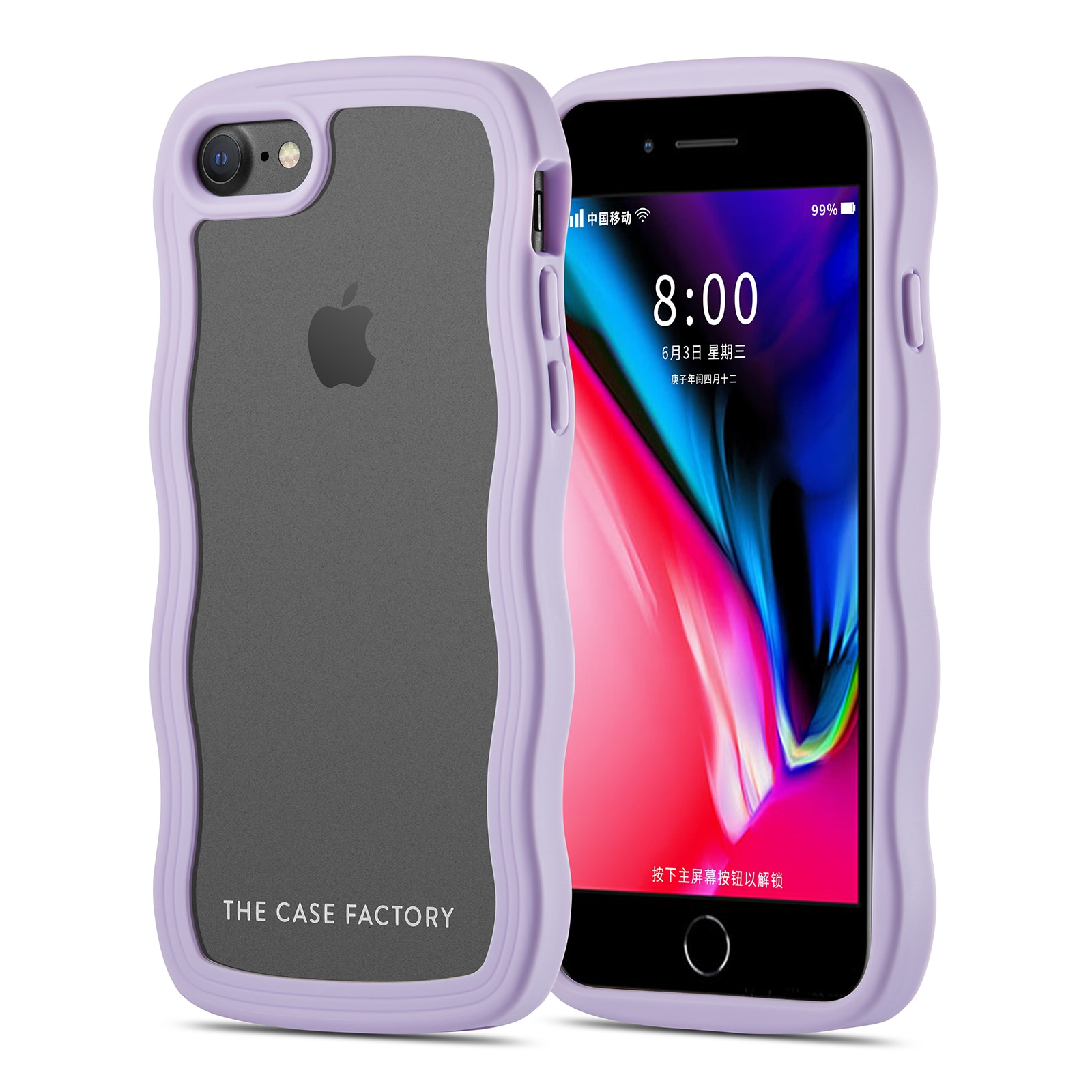 The Wave Case iPhone SE 2020, Violet