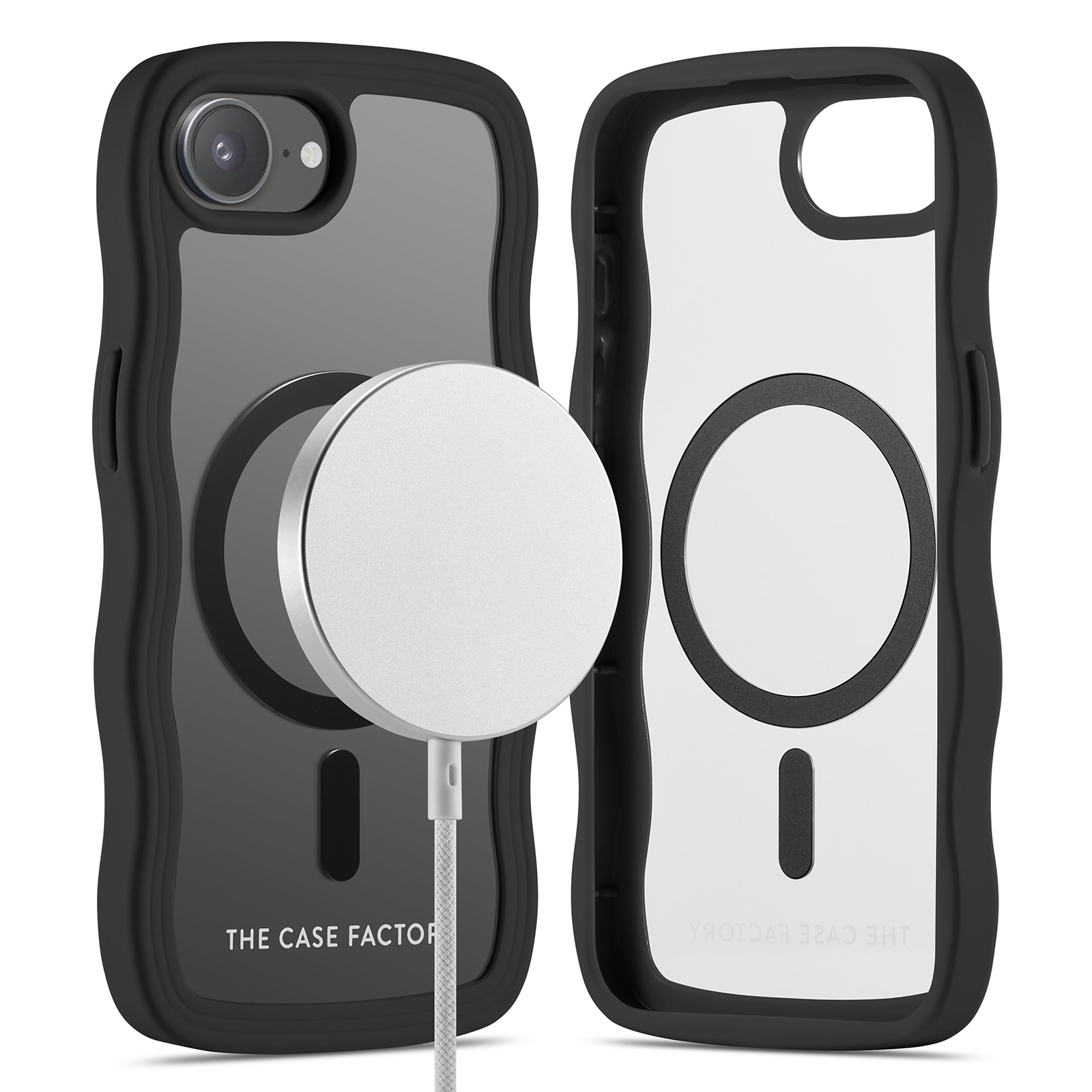 The Wave Mag Case iPhone 16e, Noir