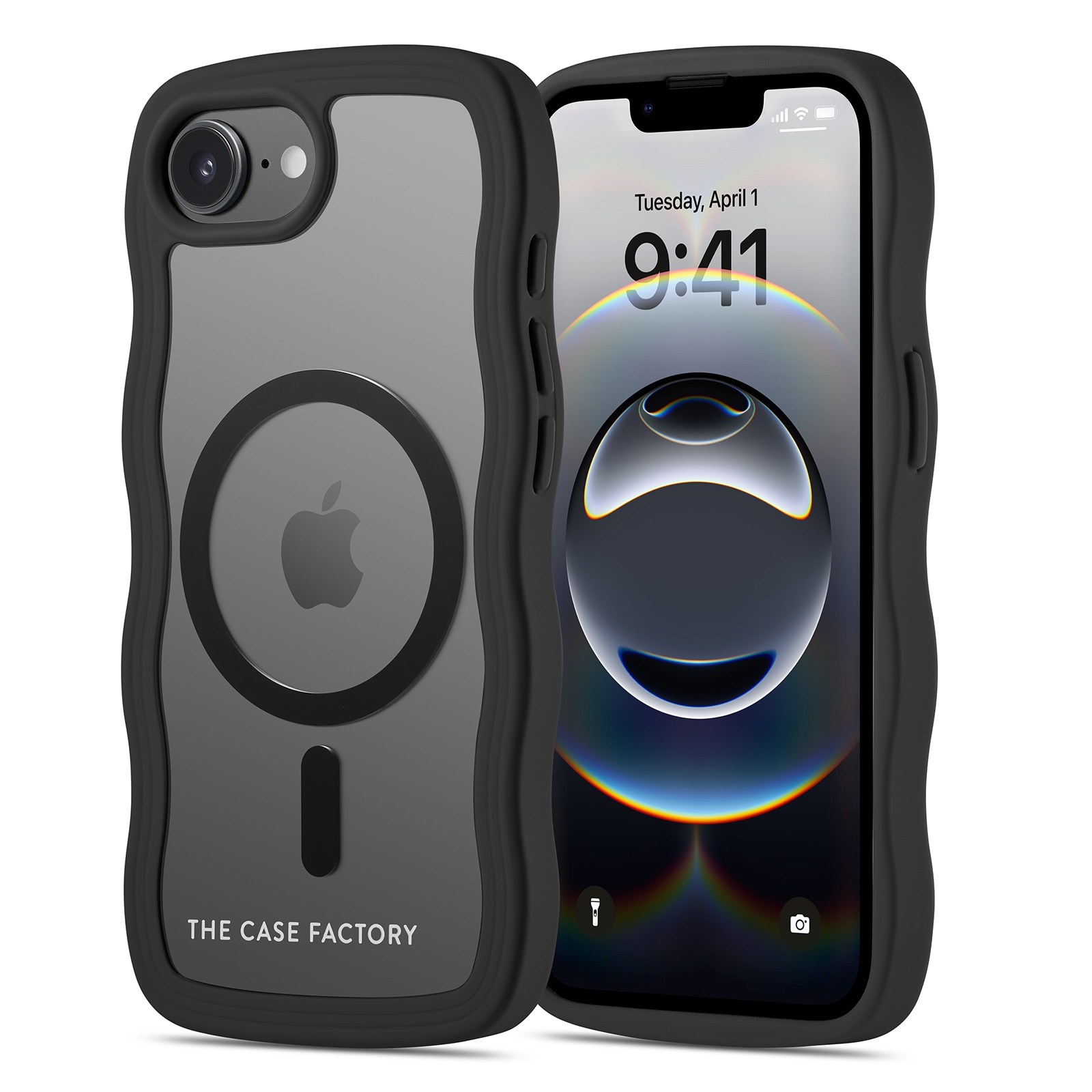 The Wave Mag Case iPhone 16e, Noir