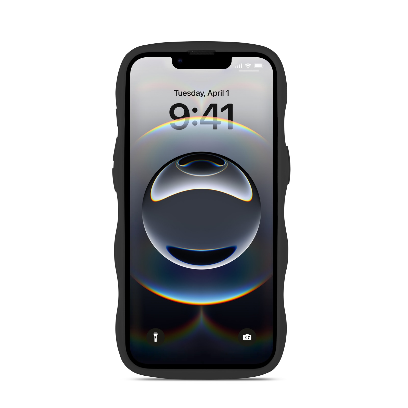 The Wave Case iPhone 16e, Noir