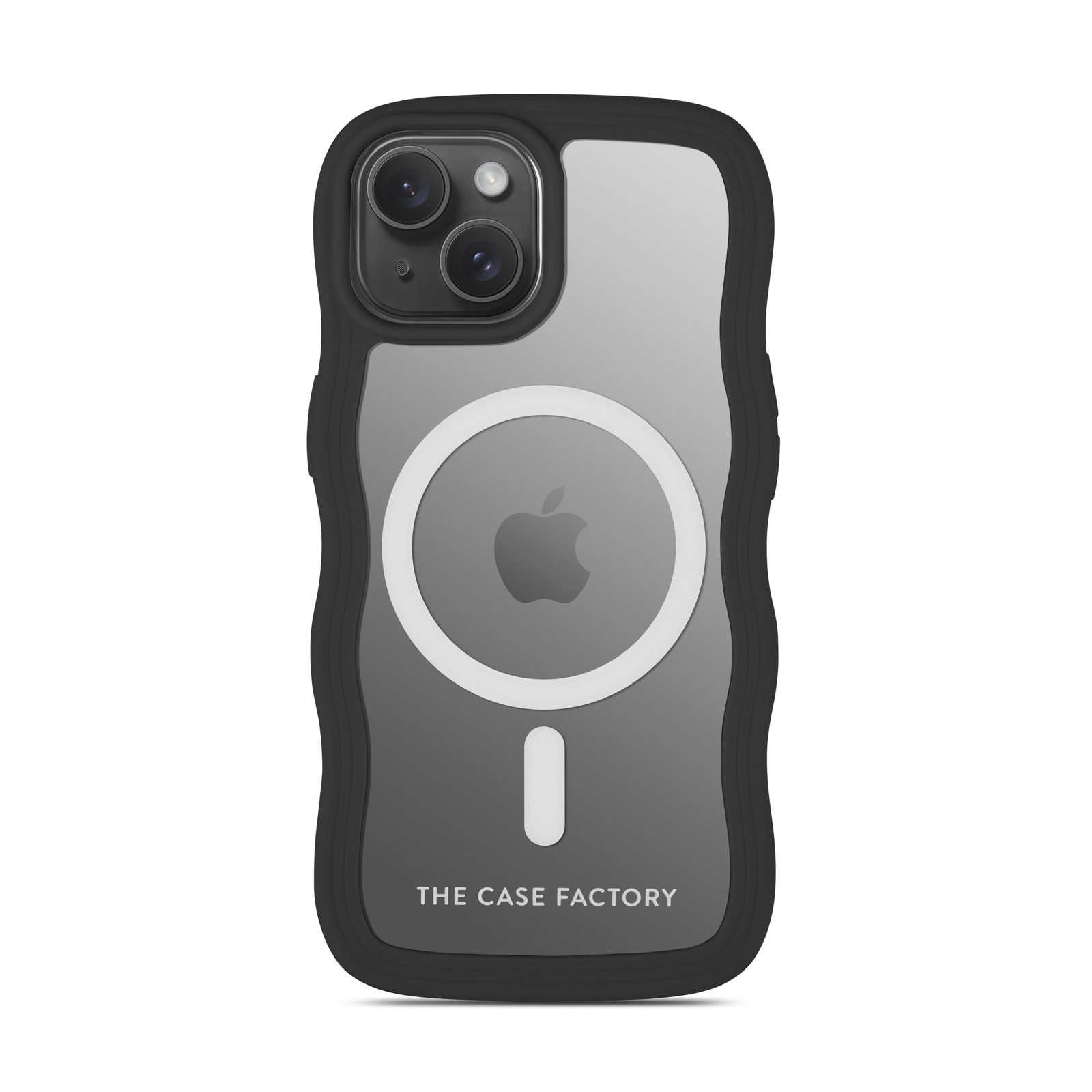 The Wave Mag Case iPhone 15, Noir