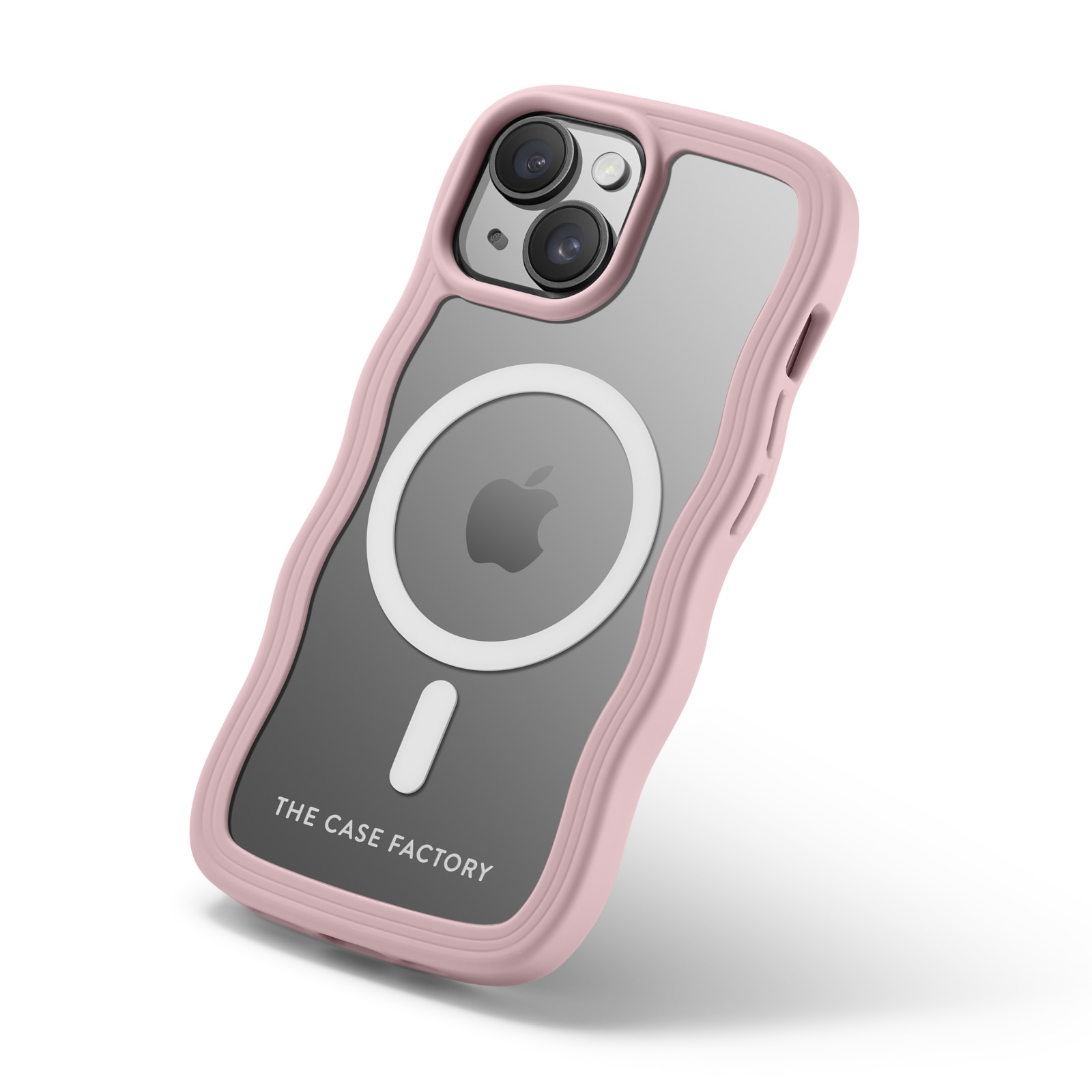 The Wave Mag Case iPhone 15, Rose