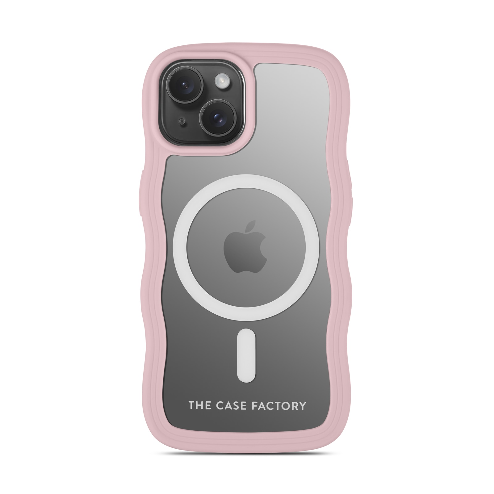 The Wave Mag Case iPhone 15, Rose