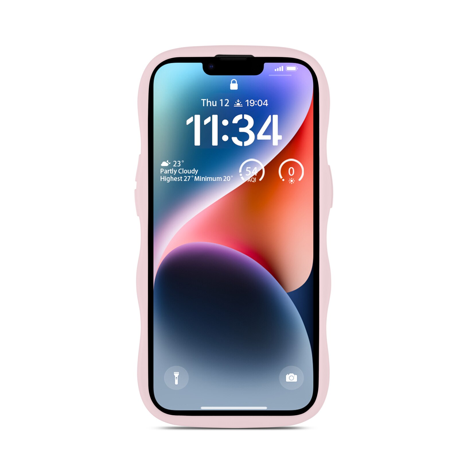 The Wave Case iPhone 15, Rose