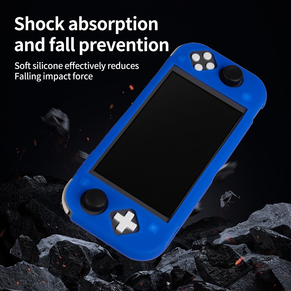 Coque en silicone Nintendo Switch Lite, noir