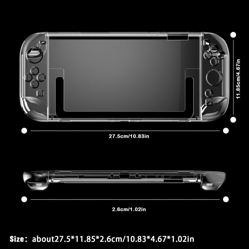 Coque Nintendo Switch 2 Transparent