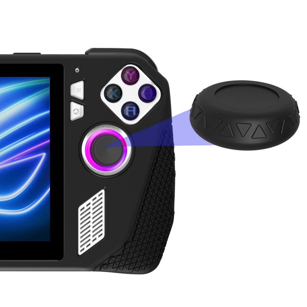 Silicone Case with Thumb Grip Asus ROG Ally, noir