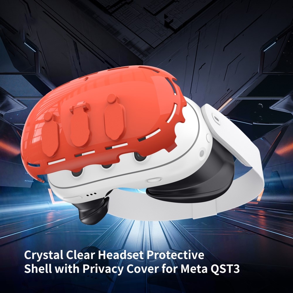 Coque Meta Quest 3 VR, transparent