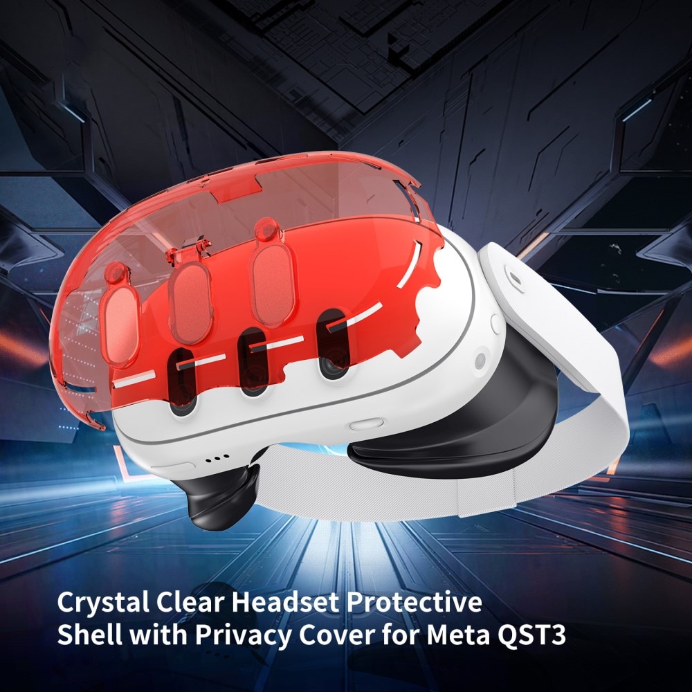 Coque Meta Quest 3 VR, transparent