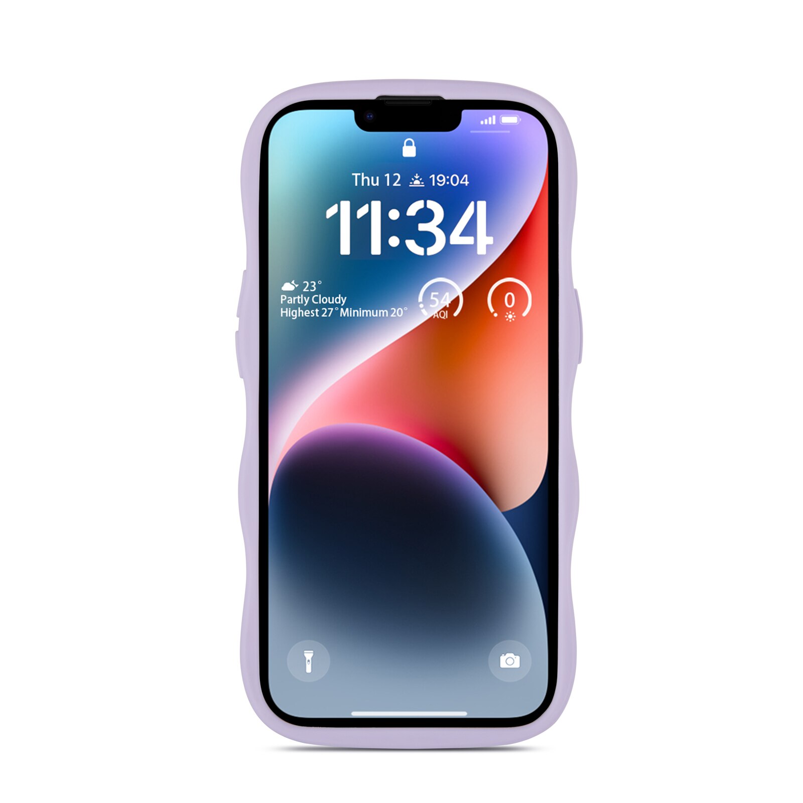 The Wave Mag Case iPhone 15, Violet