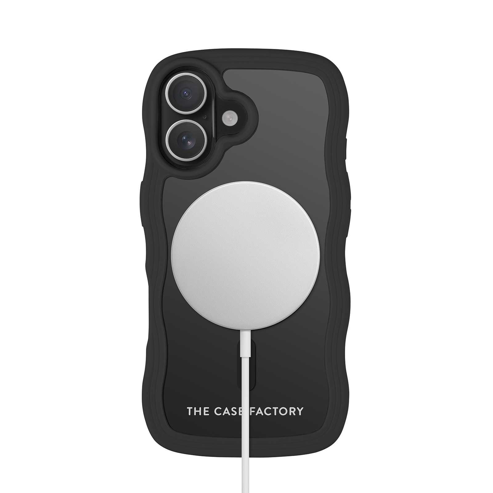 The Wave Mag Case iPhone 16, Noir
