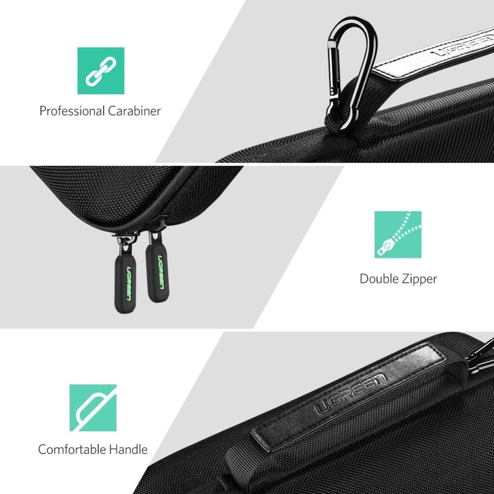 Étui de rangement pour Nintendo Switch OLED et accessoires, noir