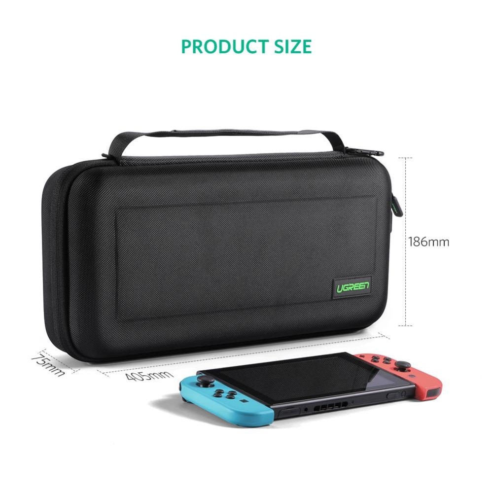 Étui de rangement pour Nintendo Switch OLED et accessoires, noir
