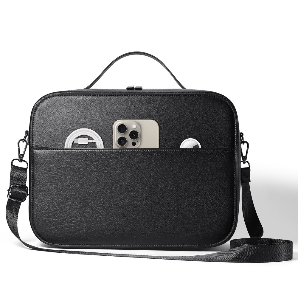 Sac de rangement avec bandoulière pour Apple Vision Pro, noir