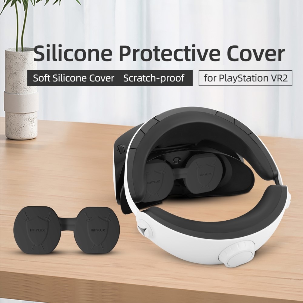 Protection des lentilles en silicone Sony PlayStation VR2, noir