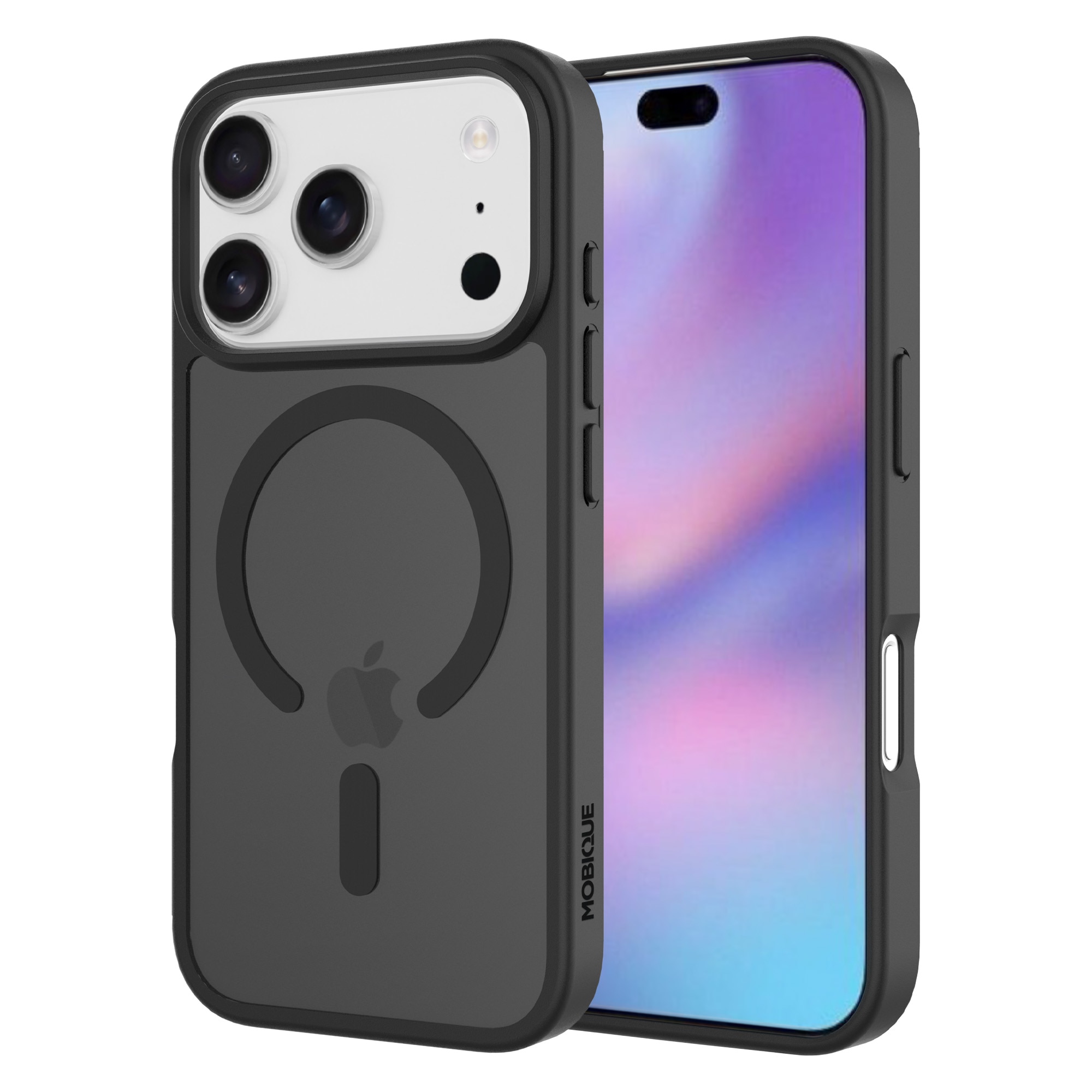 Coque Magnetic Hybrid iPhone 17 Pro Max, Frosted Black