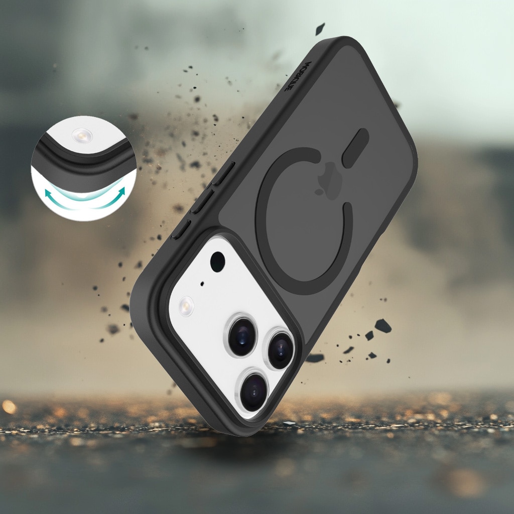 Coque Magnetic Hybrid iPhone 17 Pro Max, Frosted Black