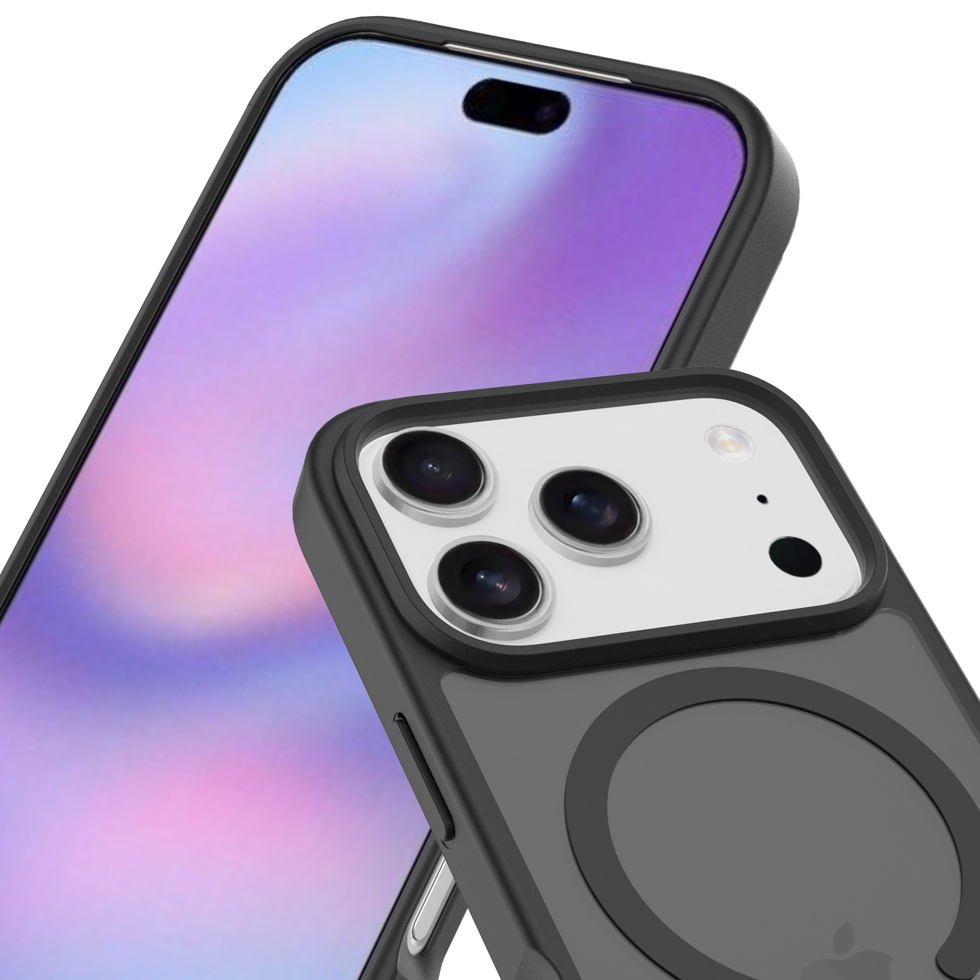 Coque Magnetic Hybrid iPhone 17 Pro Max, Frosted Black