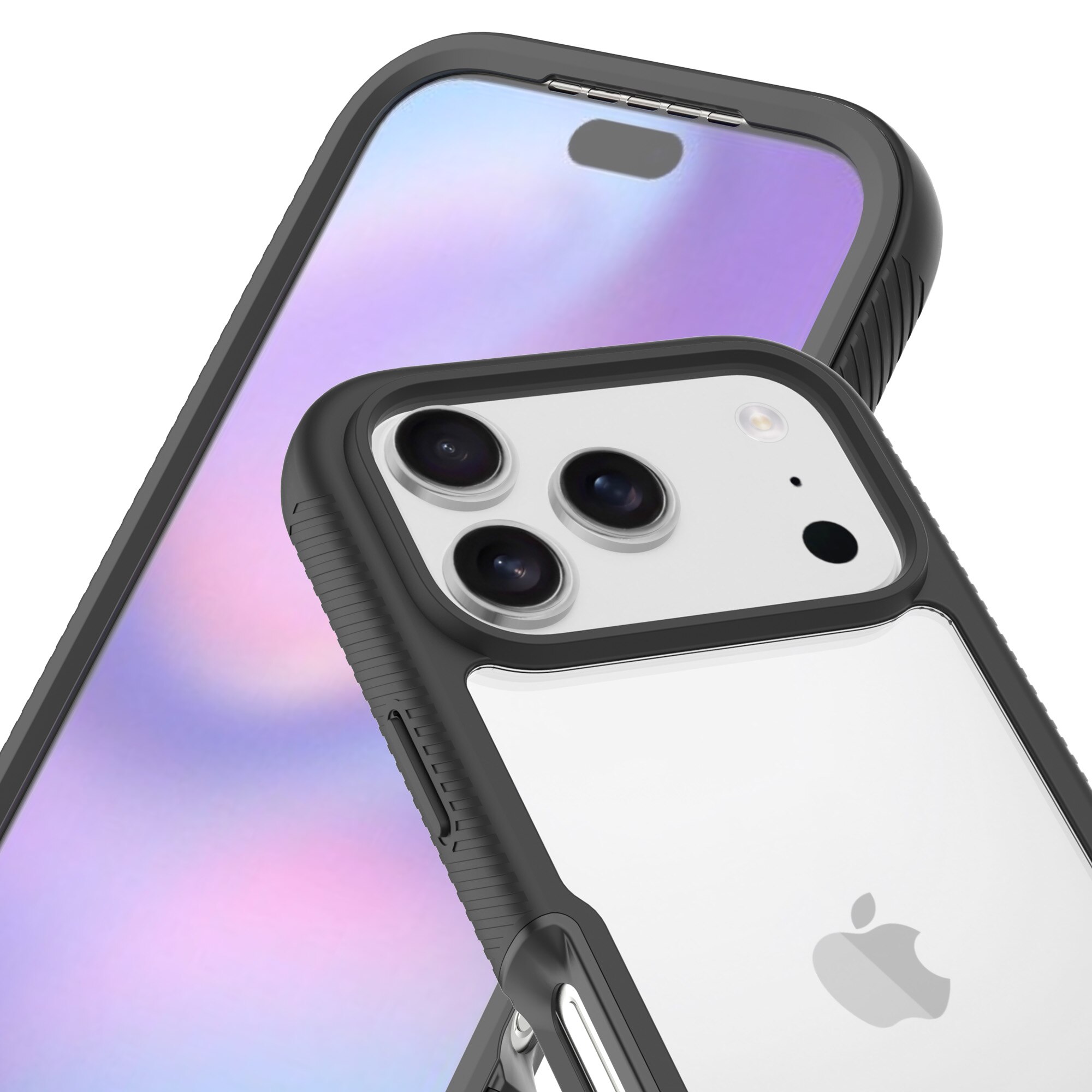 Coque Full Protection iPhone 17 Pro, Noir  / transparent