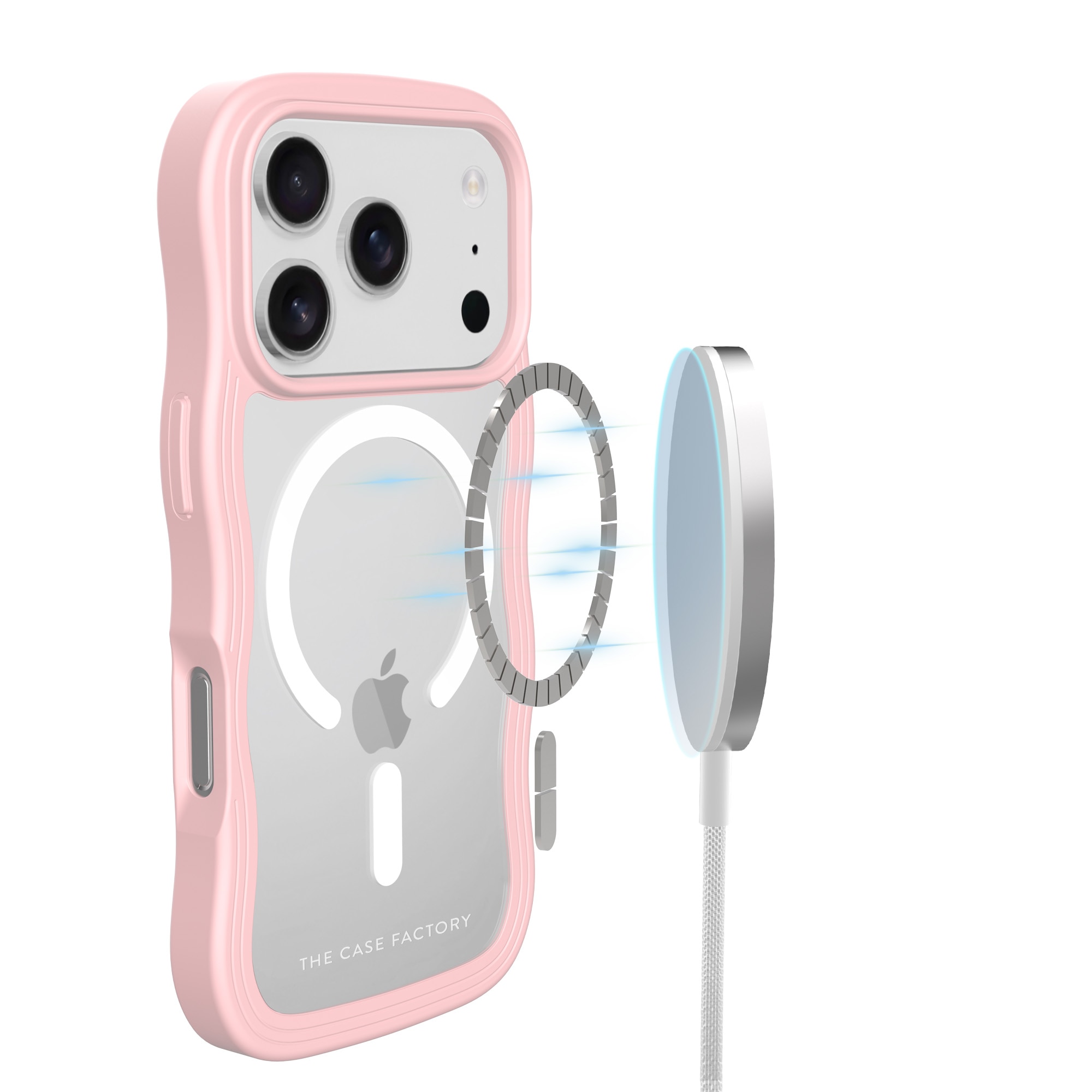 The Wave Mag Case iPhone 17 Pro, Rose