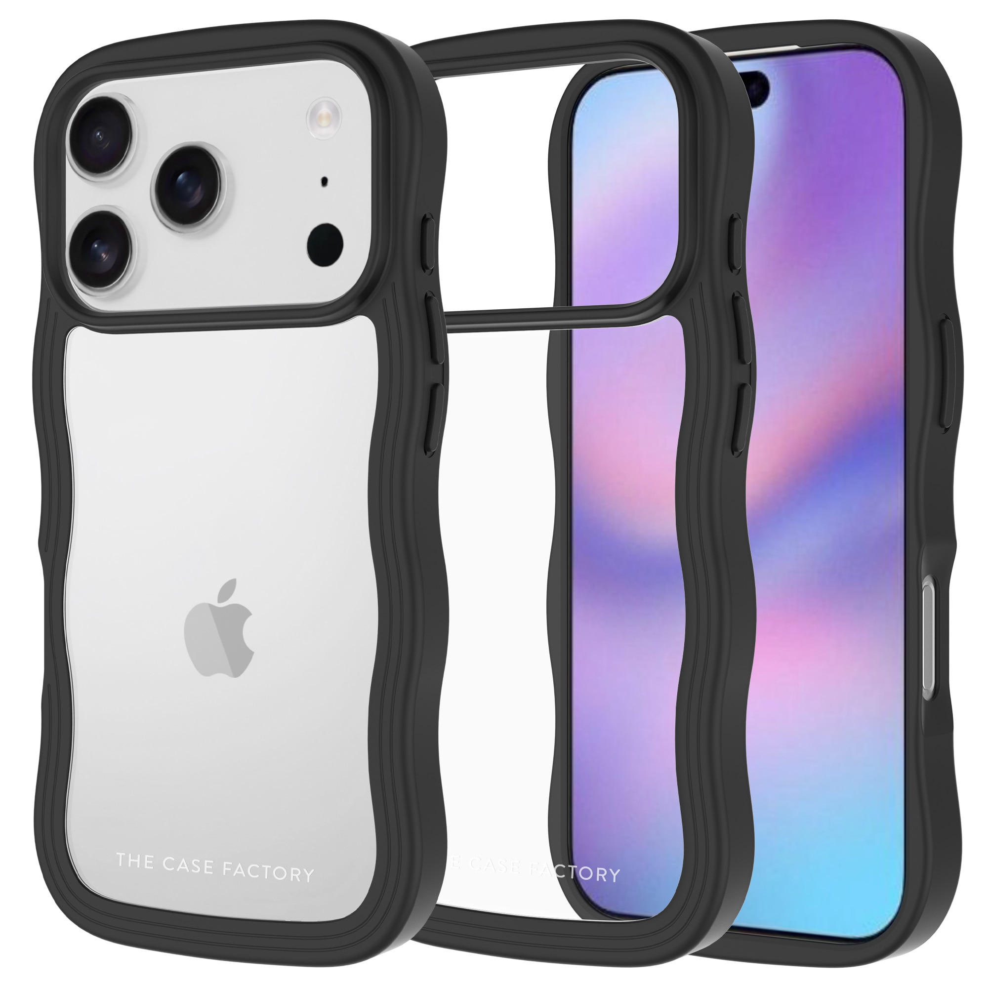 The Wave Case iPhone 17 Pro, Noir
