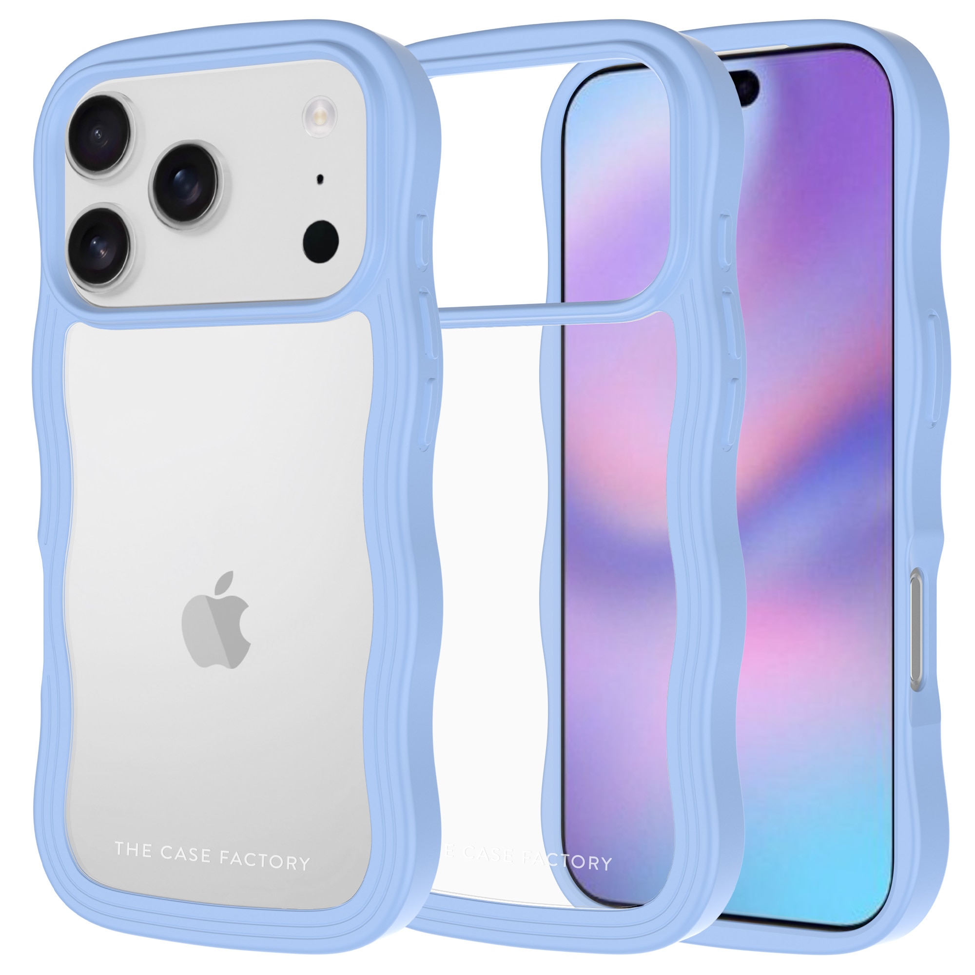 The Wave Case iPhone 17 Pro, Bleu