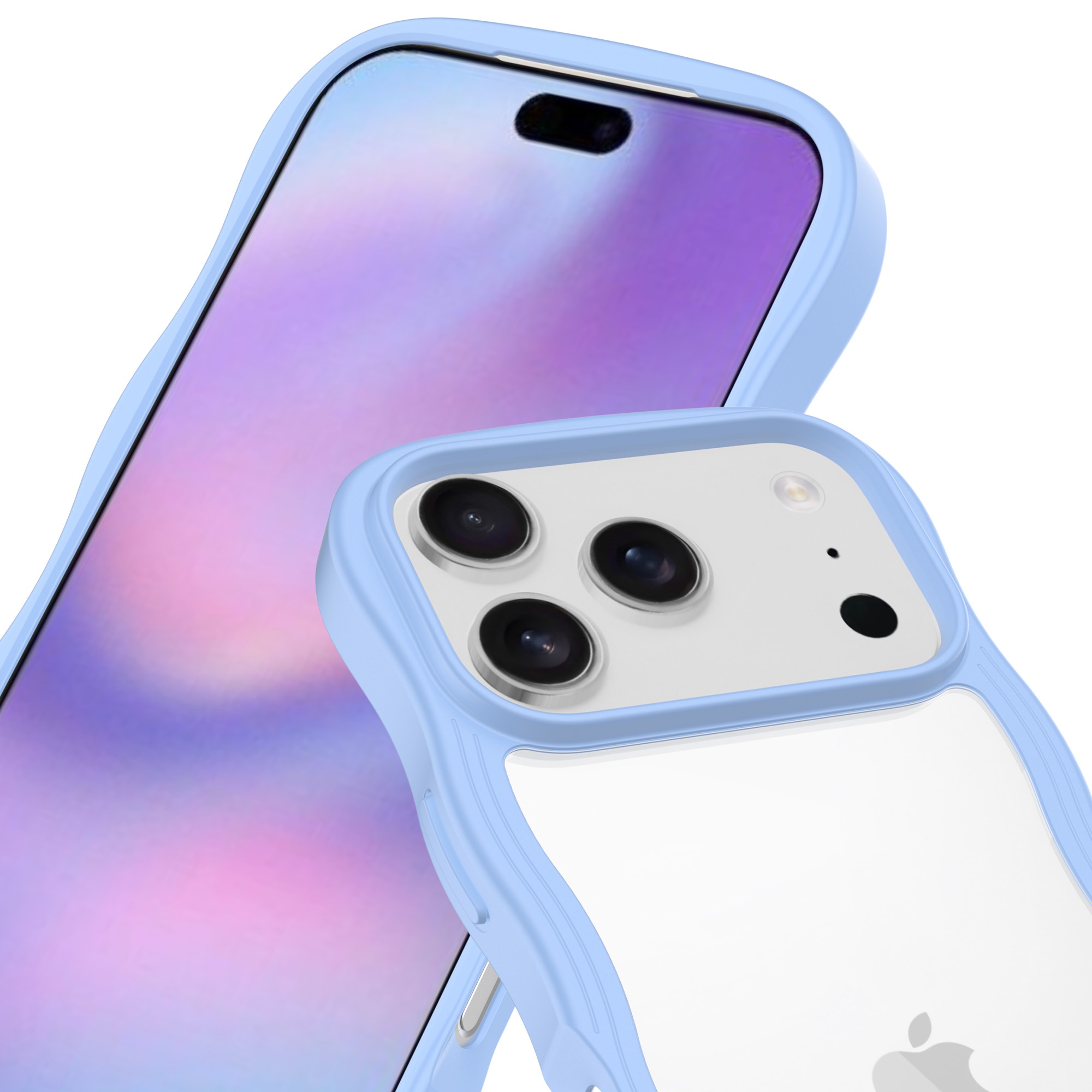The Wave Case iPhone 17 Pro, Bleu