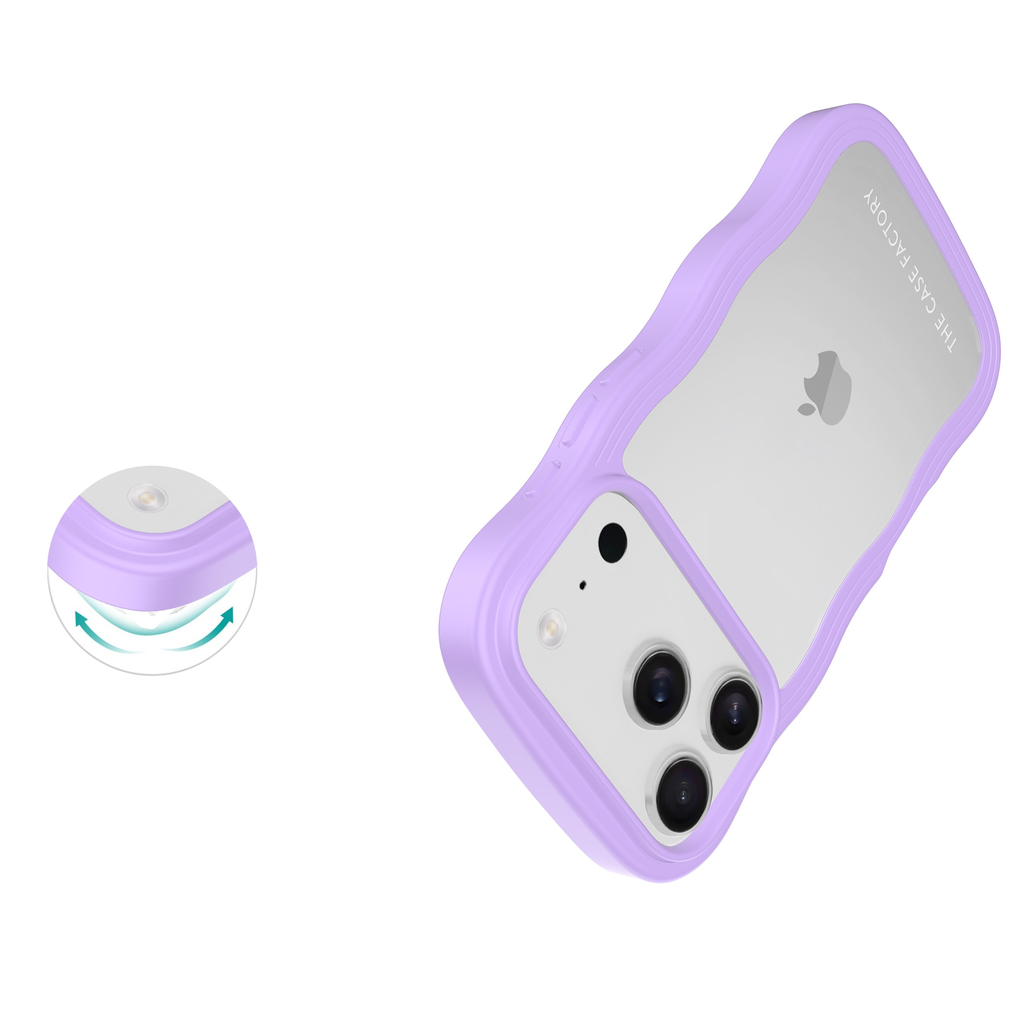 The Wave Case iPhone 17 Pro, Violet