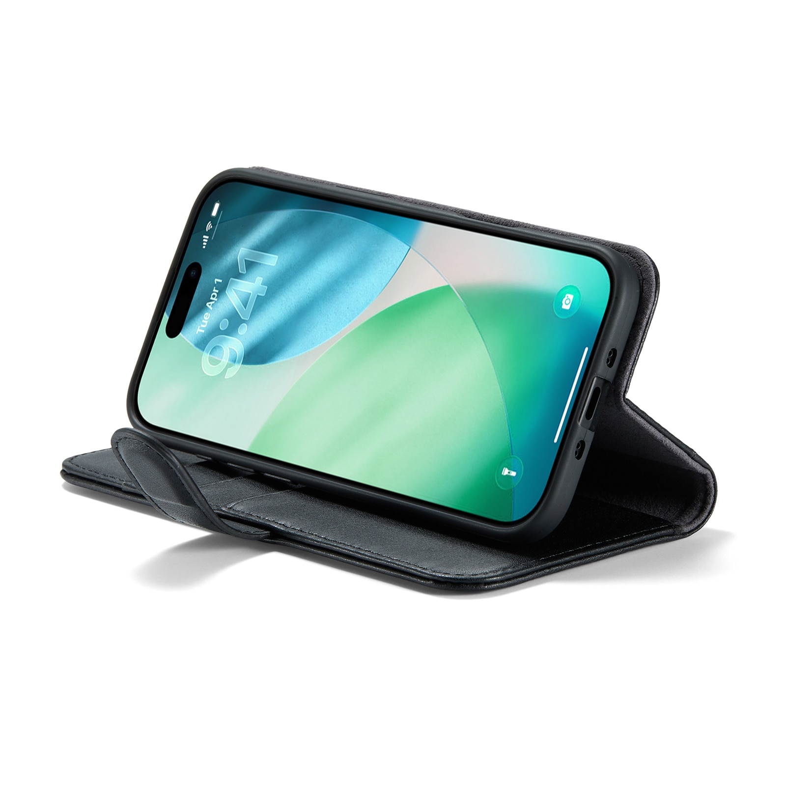 Étui en cuir veritable iPhone Air, Noir