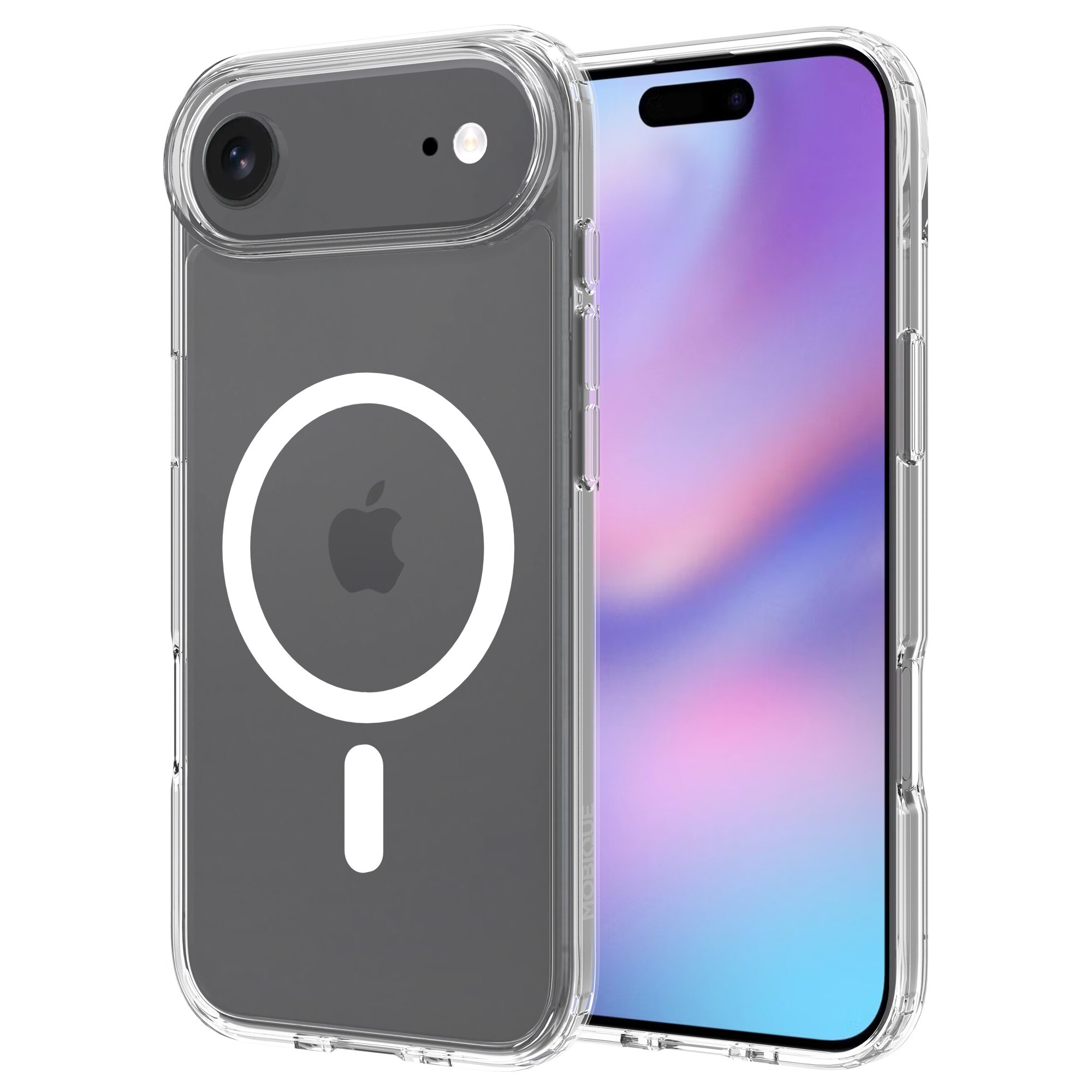 Coque hybride MagSafe iPhone 17 Air, Transparent