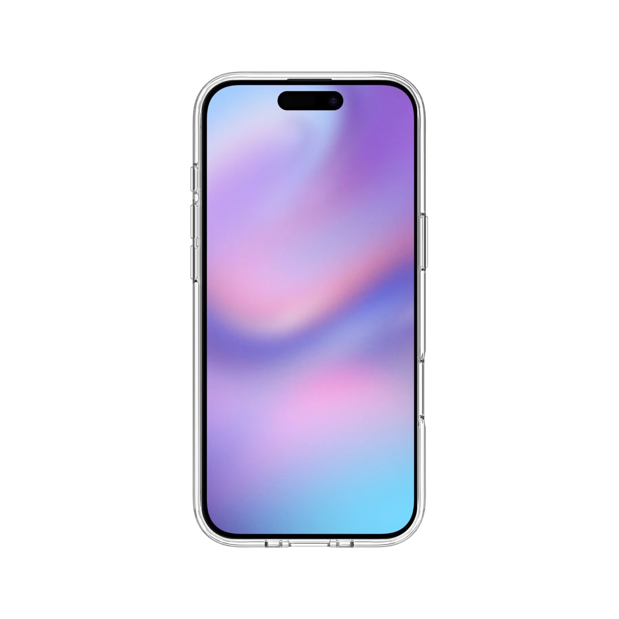 Coque hybride pour iPhone 17 Air, Transparent
