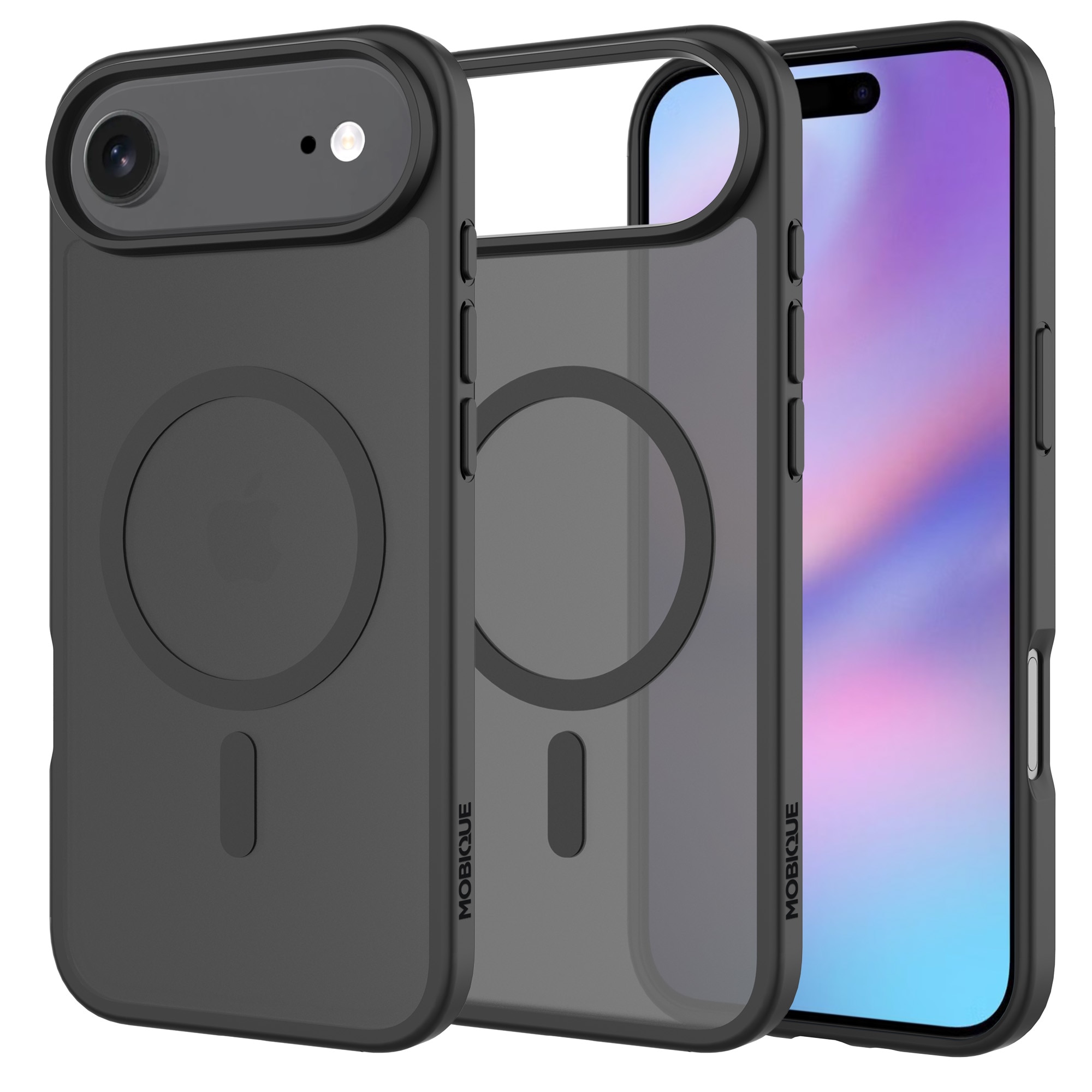 Coque Magnetic Hybrid iPhone 17 Air, Frosted Black