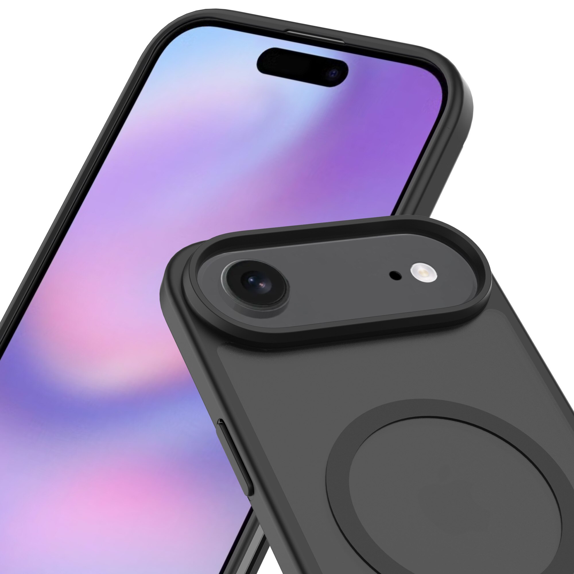 Coque Magnetic Hybrid iPhone 17 Air, Frosted Black