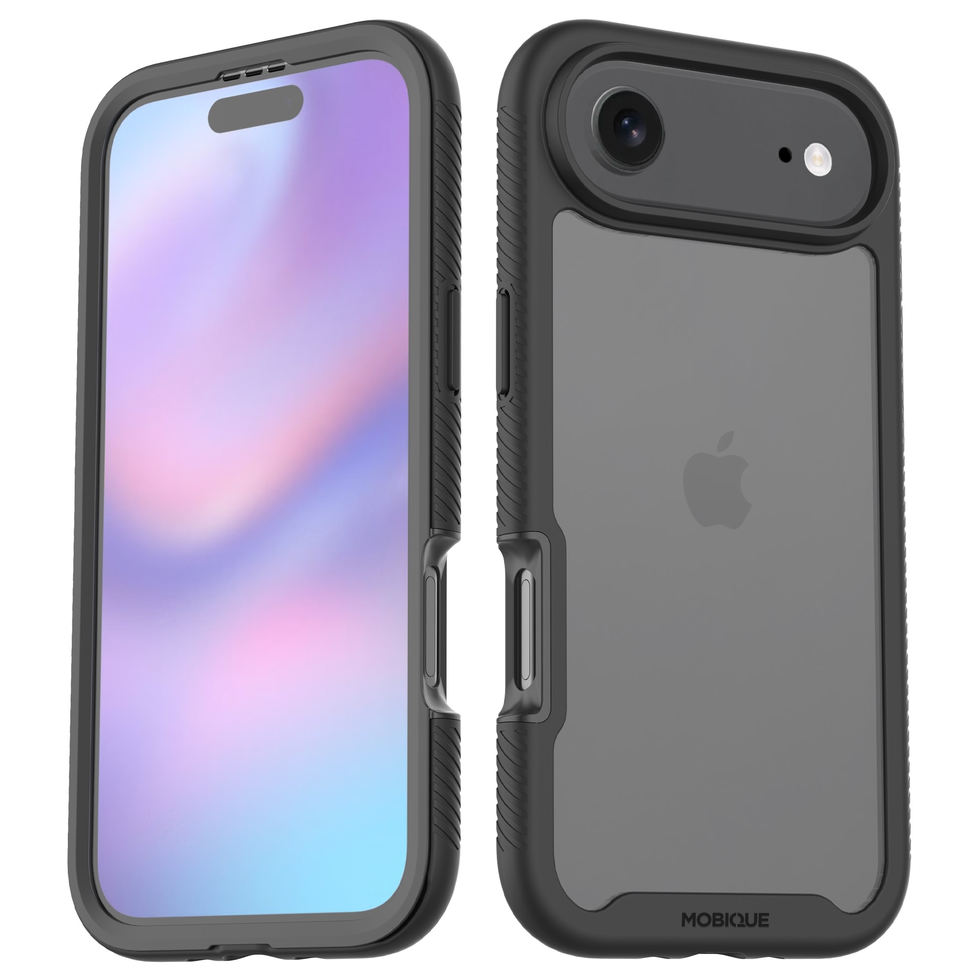 Coque Full Protection iPhone 17 Air, Noir  / transparent