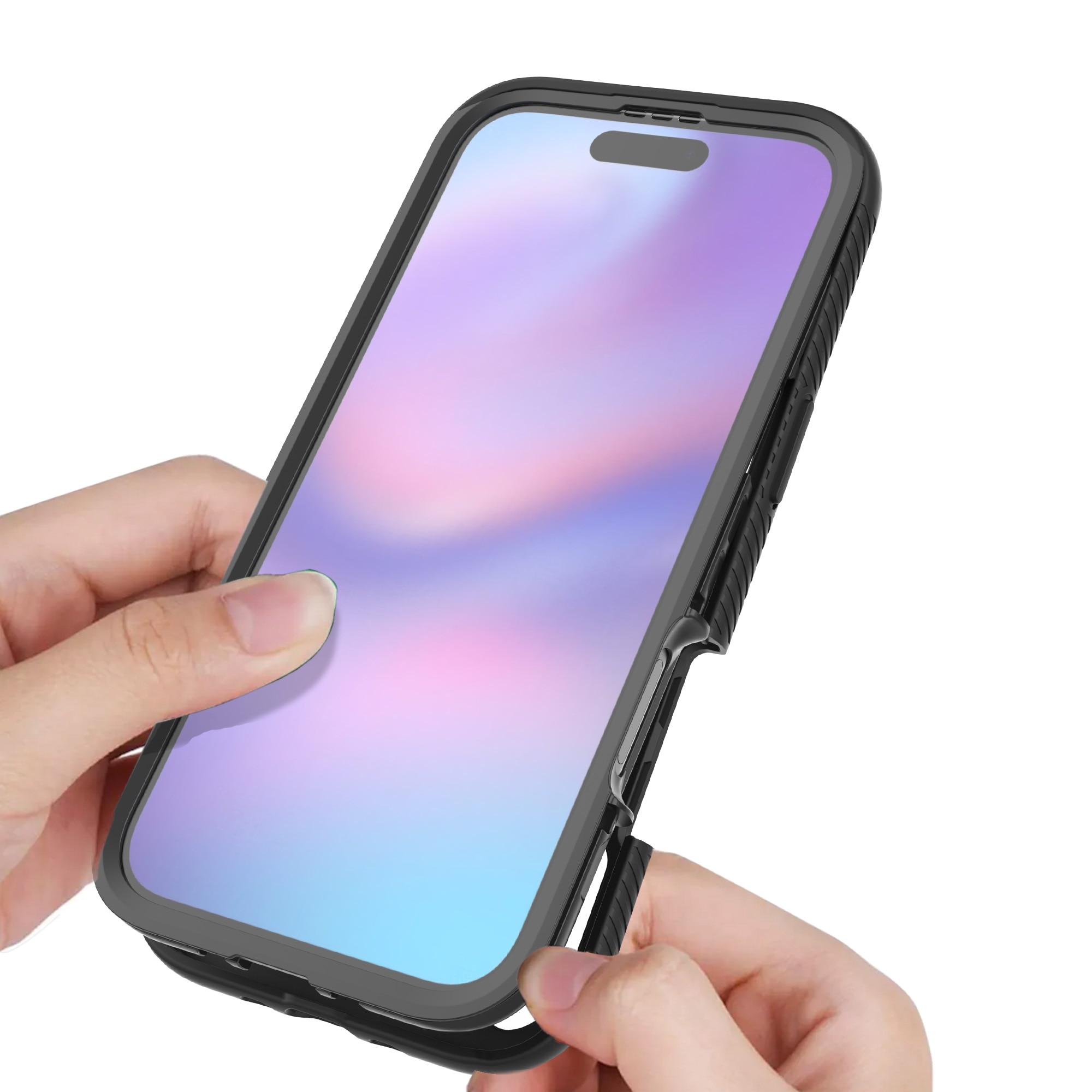 Coque Full Protection iPhone 17 Air, Noir  / transparent
