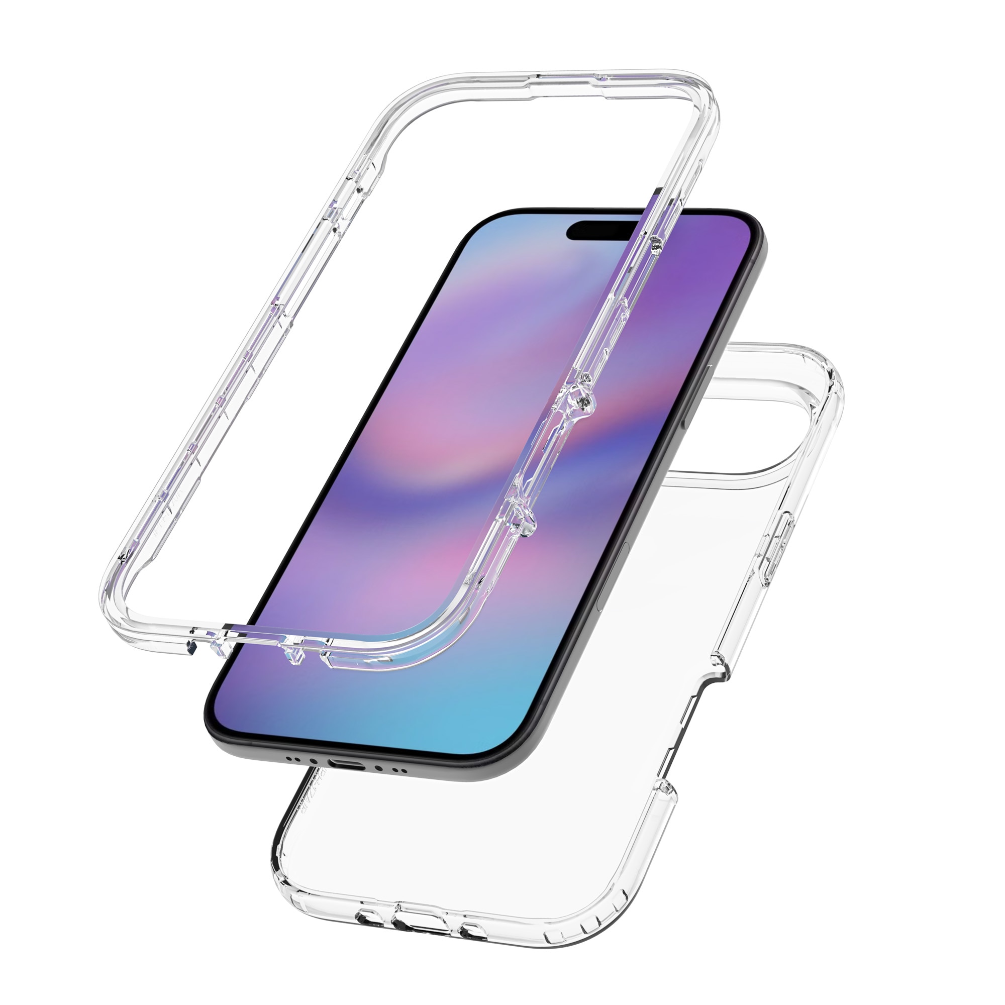 Coque de couverture complète iPhone 17 Air, Transparent
