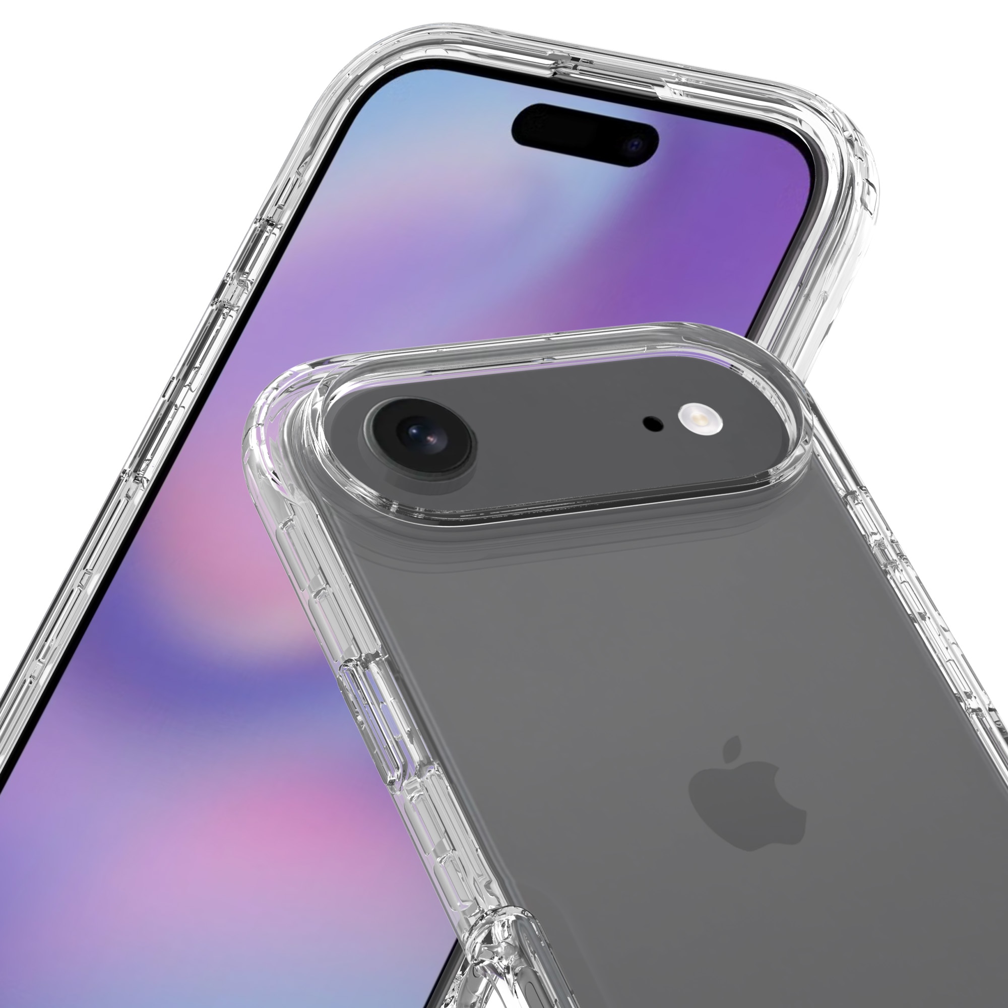 Coque de couverture complète iPhone 17 Air, Transparent
