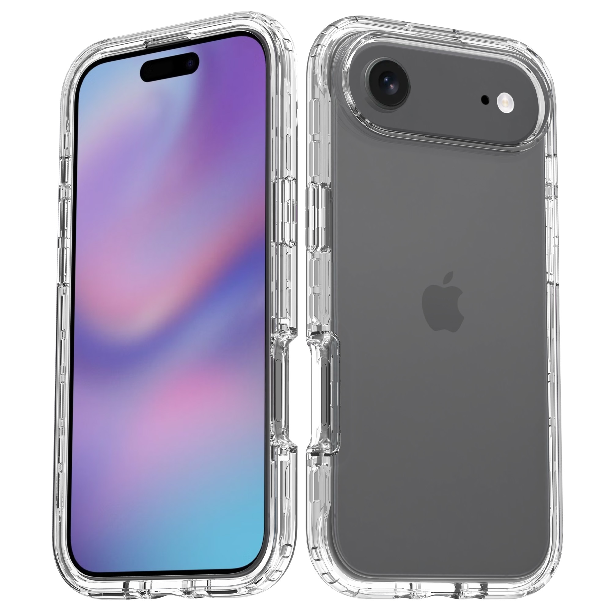 Coque de couverture complète iPhone 17 Air, Transparent
