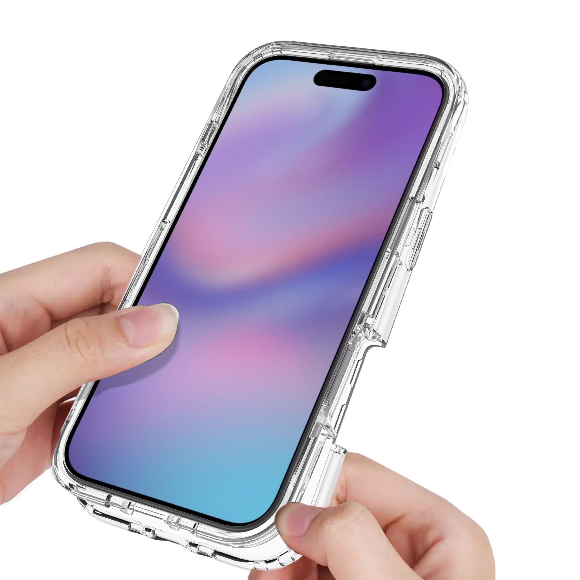 Coque de couverture complète iPhone 17 Air, Transparent