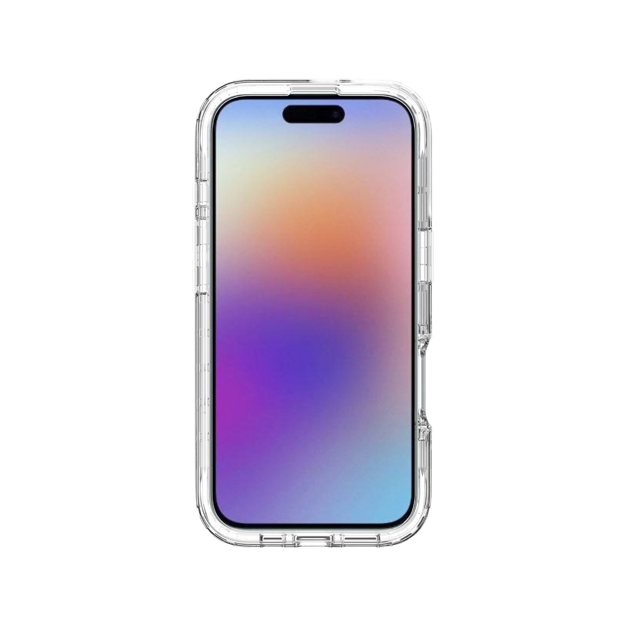 Coque de couverture complète iPhone 17, Transparent