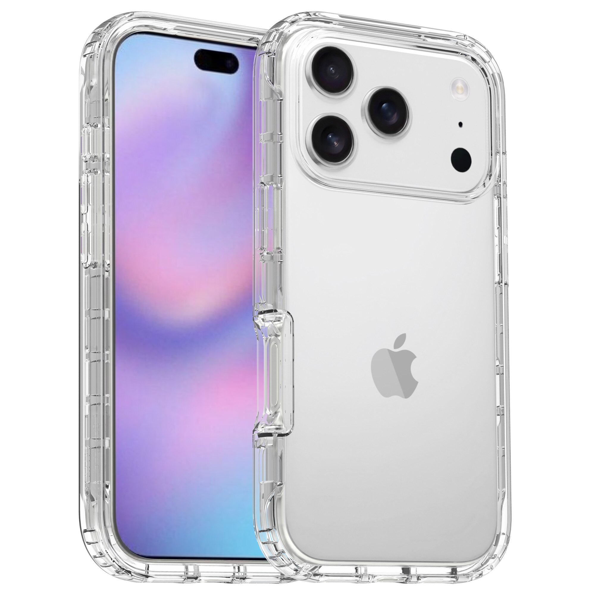 Coque de couverture complète iPhone 17 Pro, Transparent