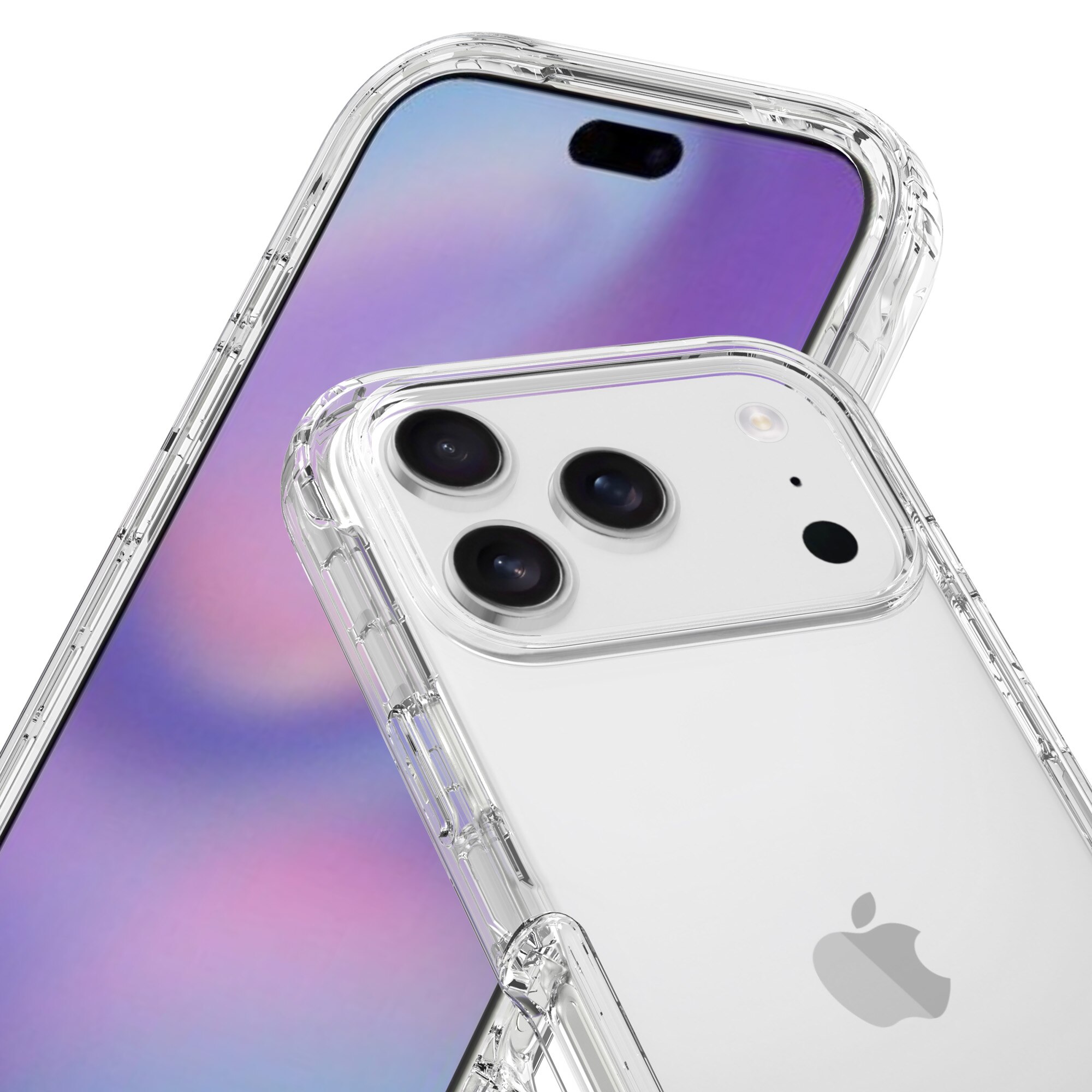 Coque de couverture complète iPhone 17 Pro, Transparent