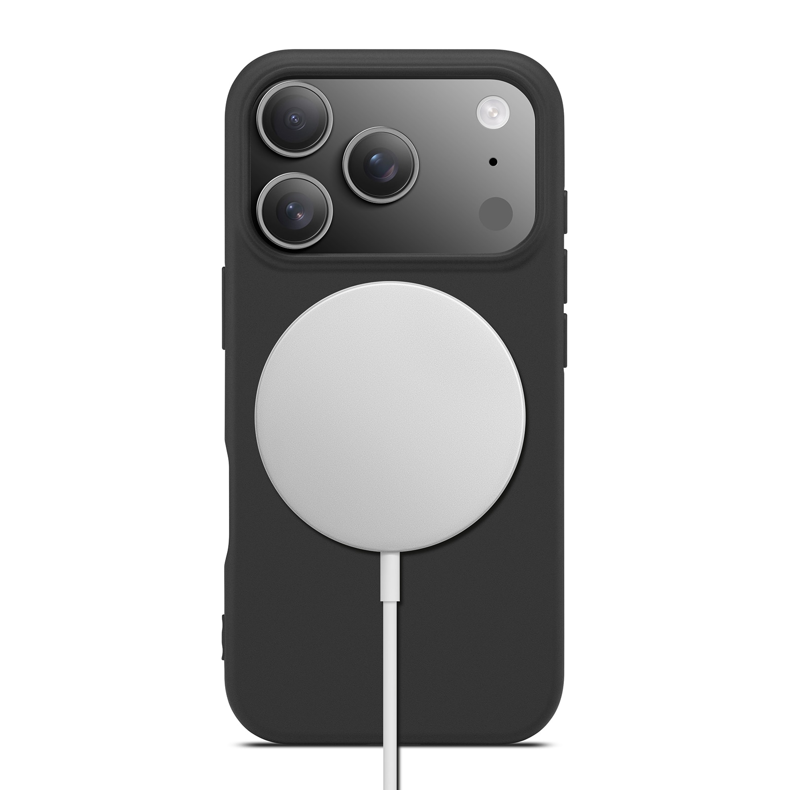 Coque TPU MagSafe iPhone 17 Pro, Noir