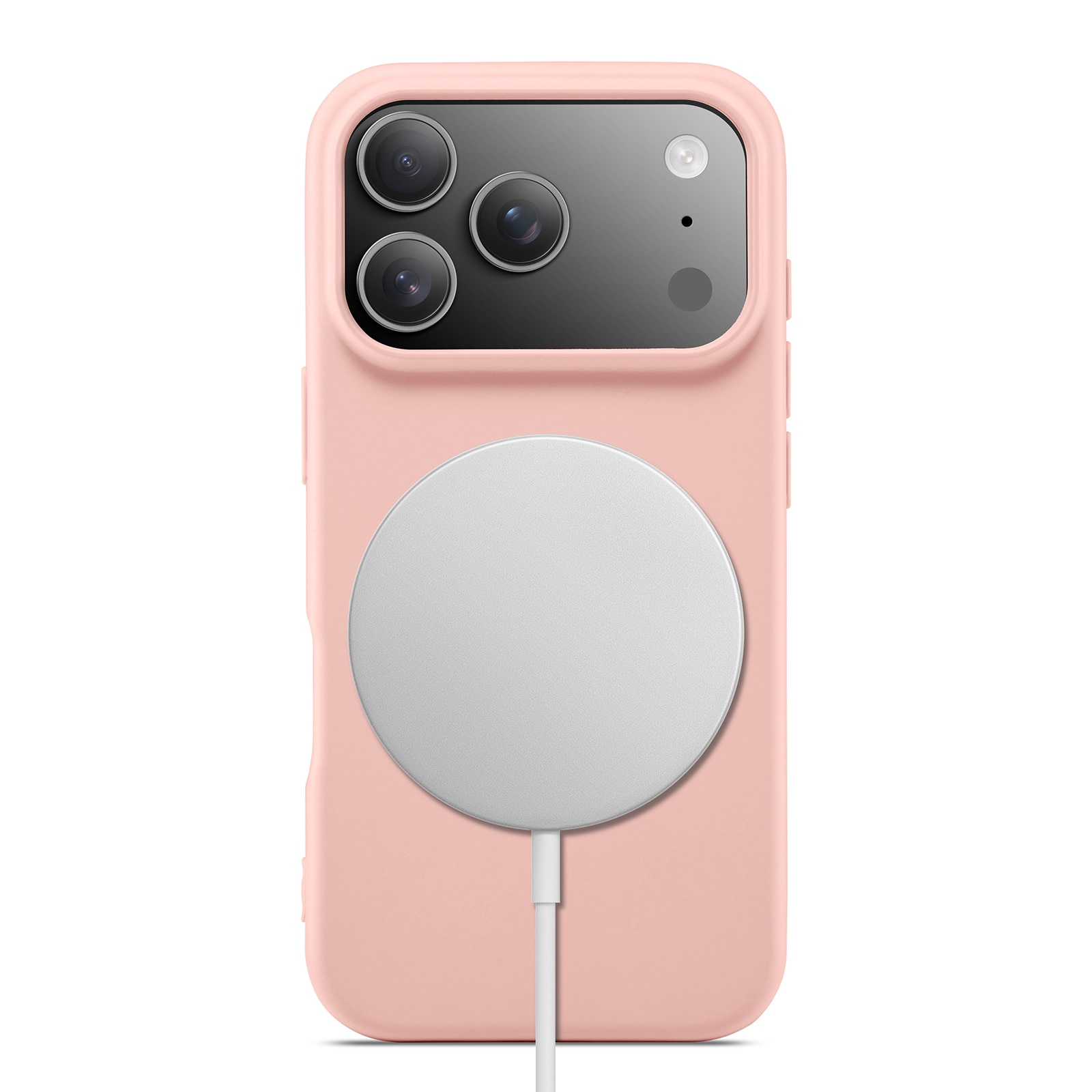 Coque TPU MagSafe iPhone 17 Pro Max, Rose