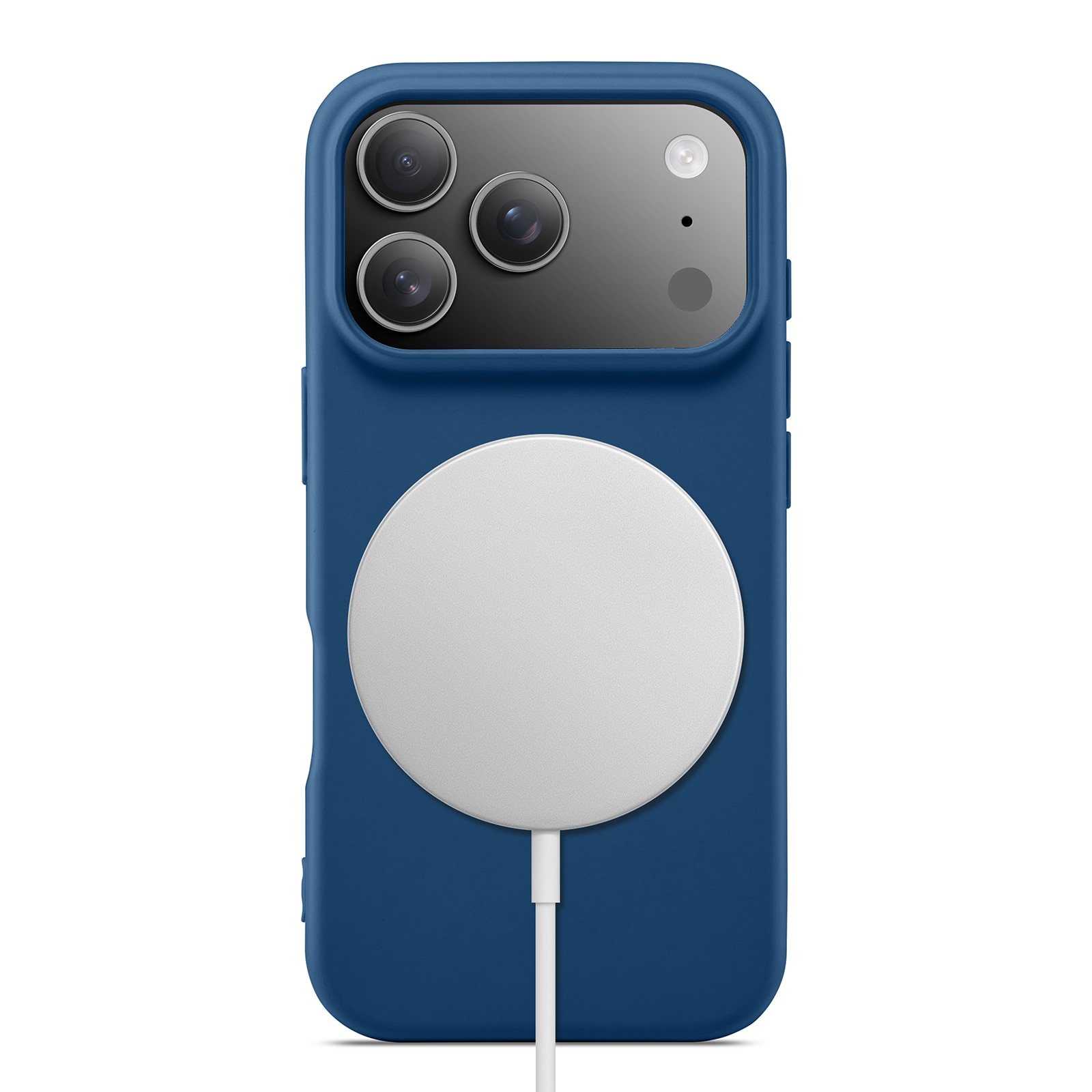Coque TPU MagSafe iPhone 17 Pro Max, Bleu foncé