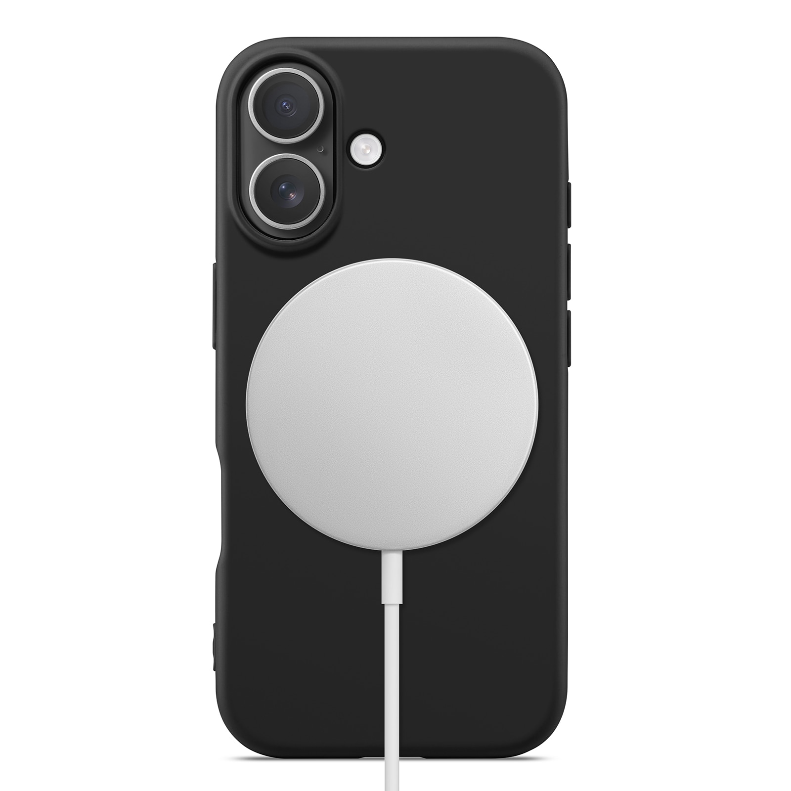 Coque TPU MagSafe iPhone 17, Noir