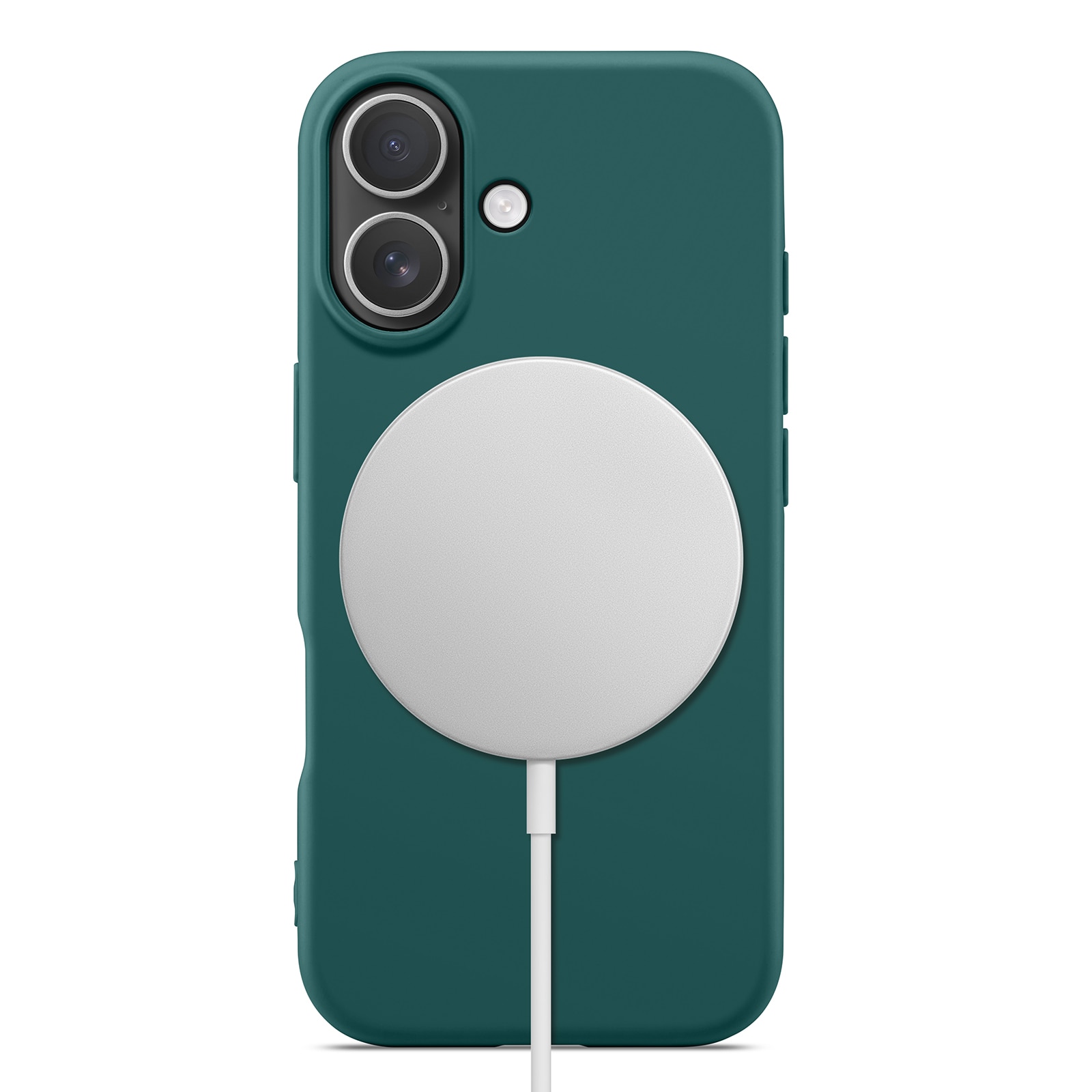 Coque TPU MagSafe iPhone 17, Vert foncé
