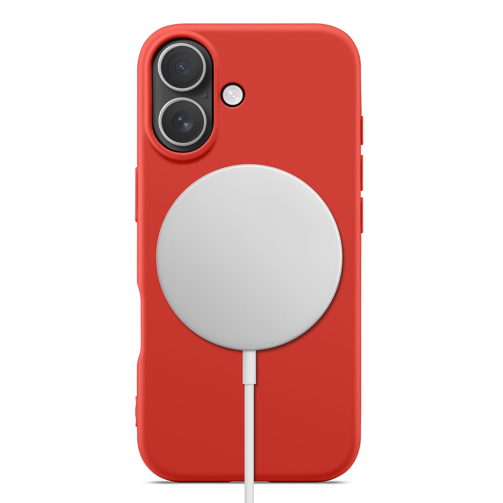 Coque TPU MagSafe iPhone 17, Rouge
